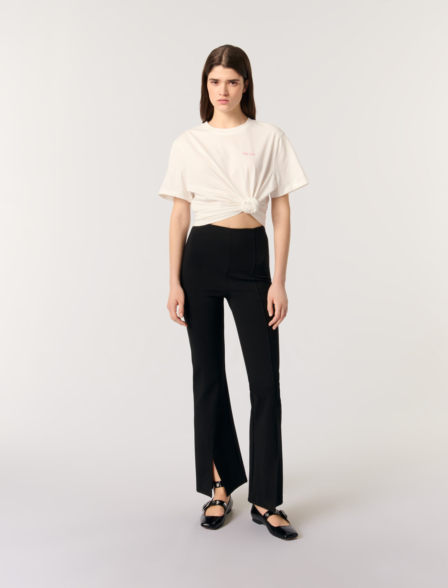 Slit trousers