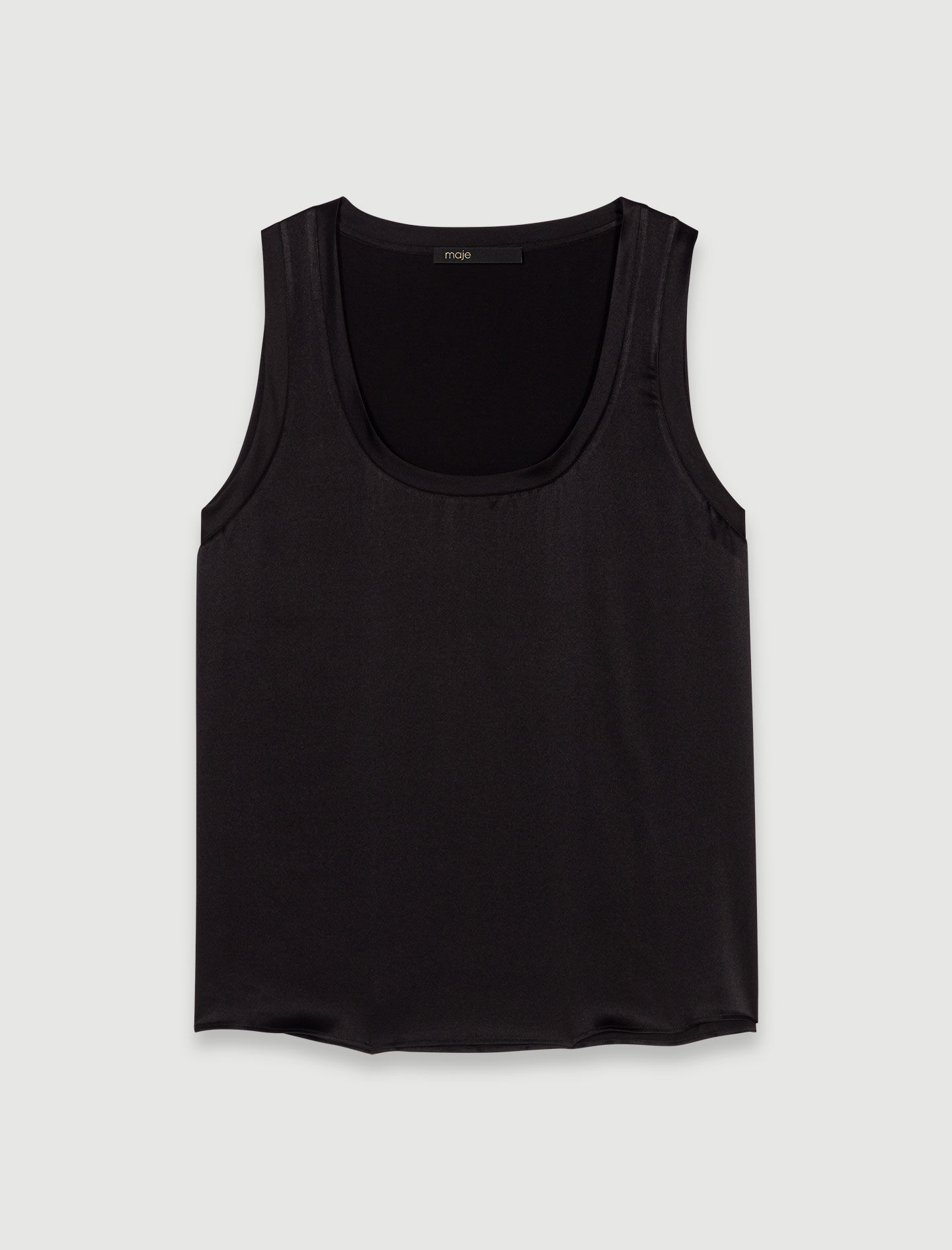 Silk tank top