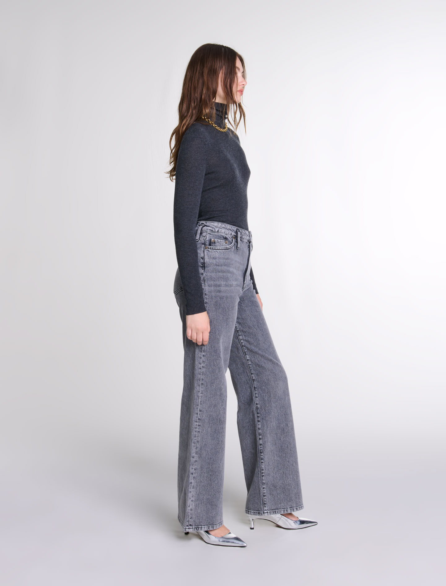 Wool and silk jumper