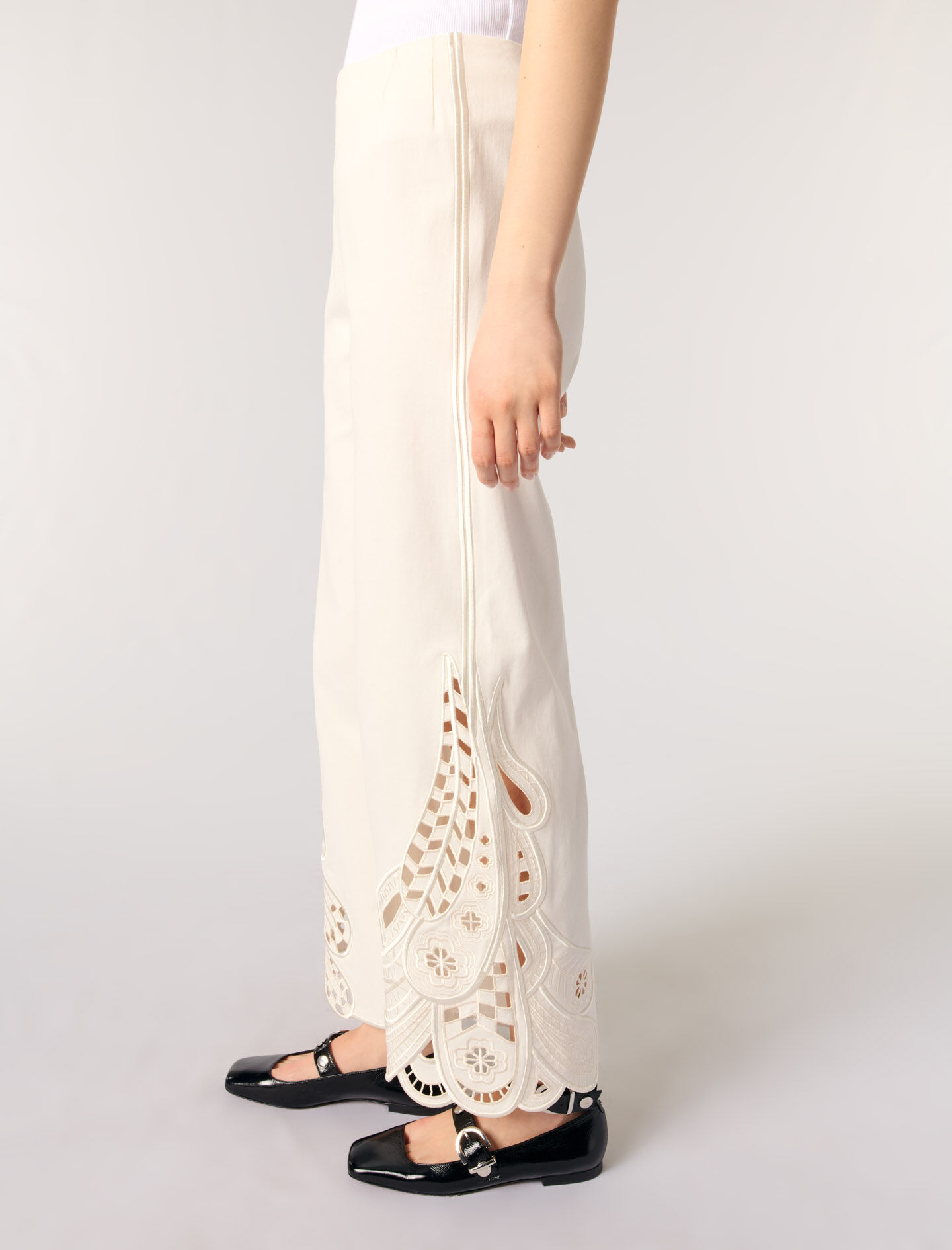 Embroidered trousers
