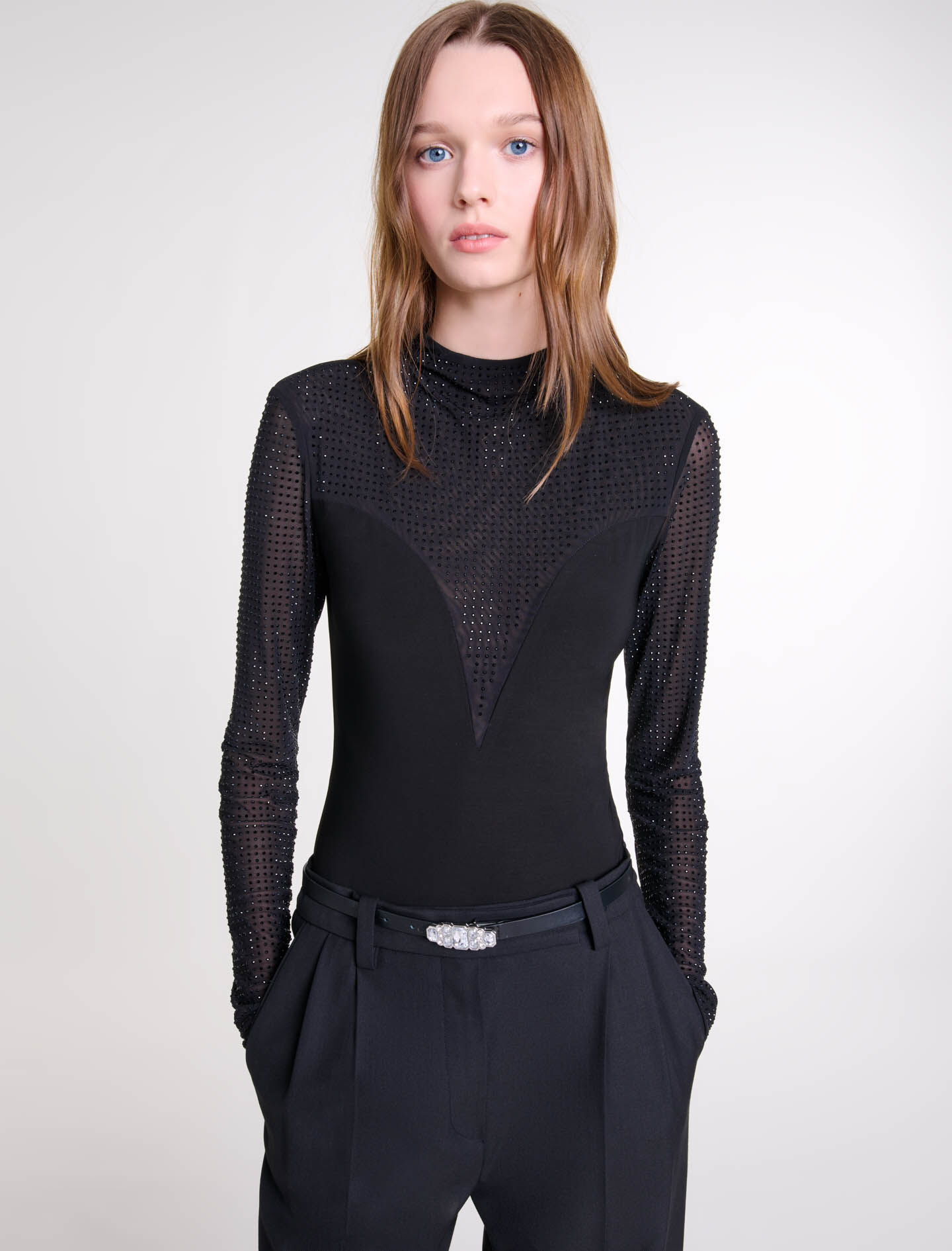 Rhinestone bodysuit