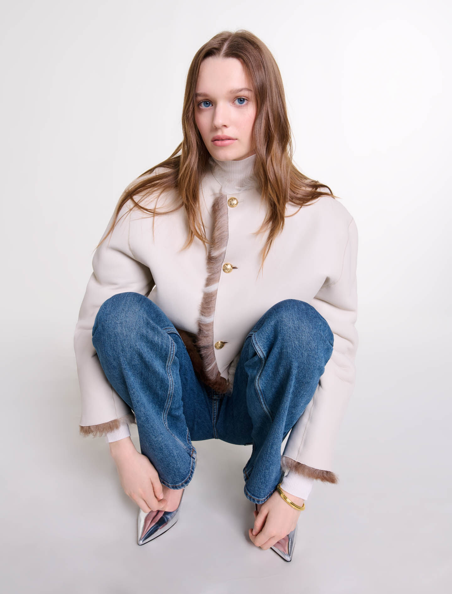 Reversible shearling