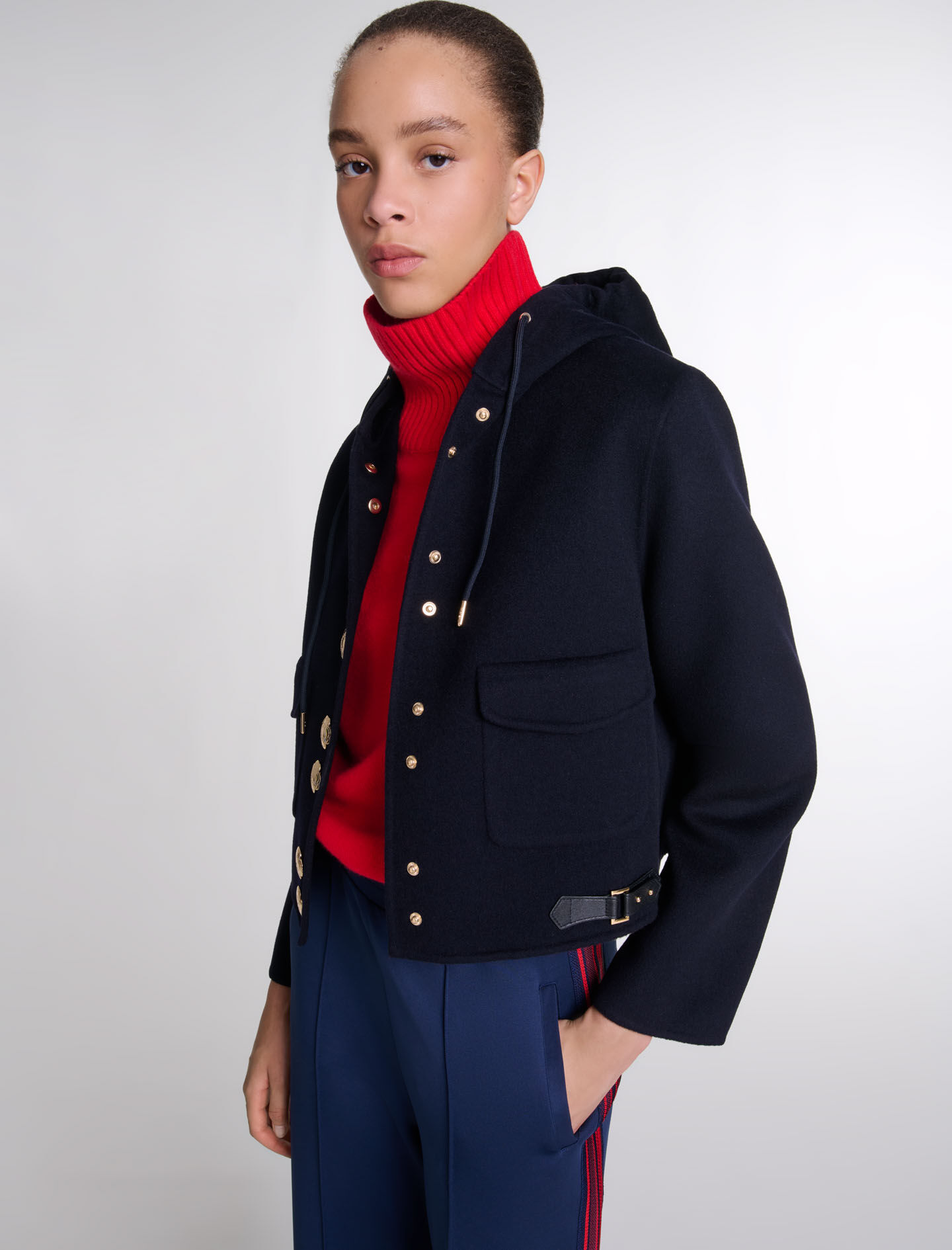 Double-faced short jacket