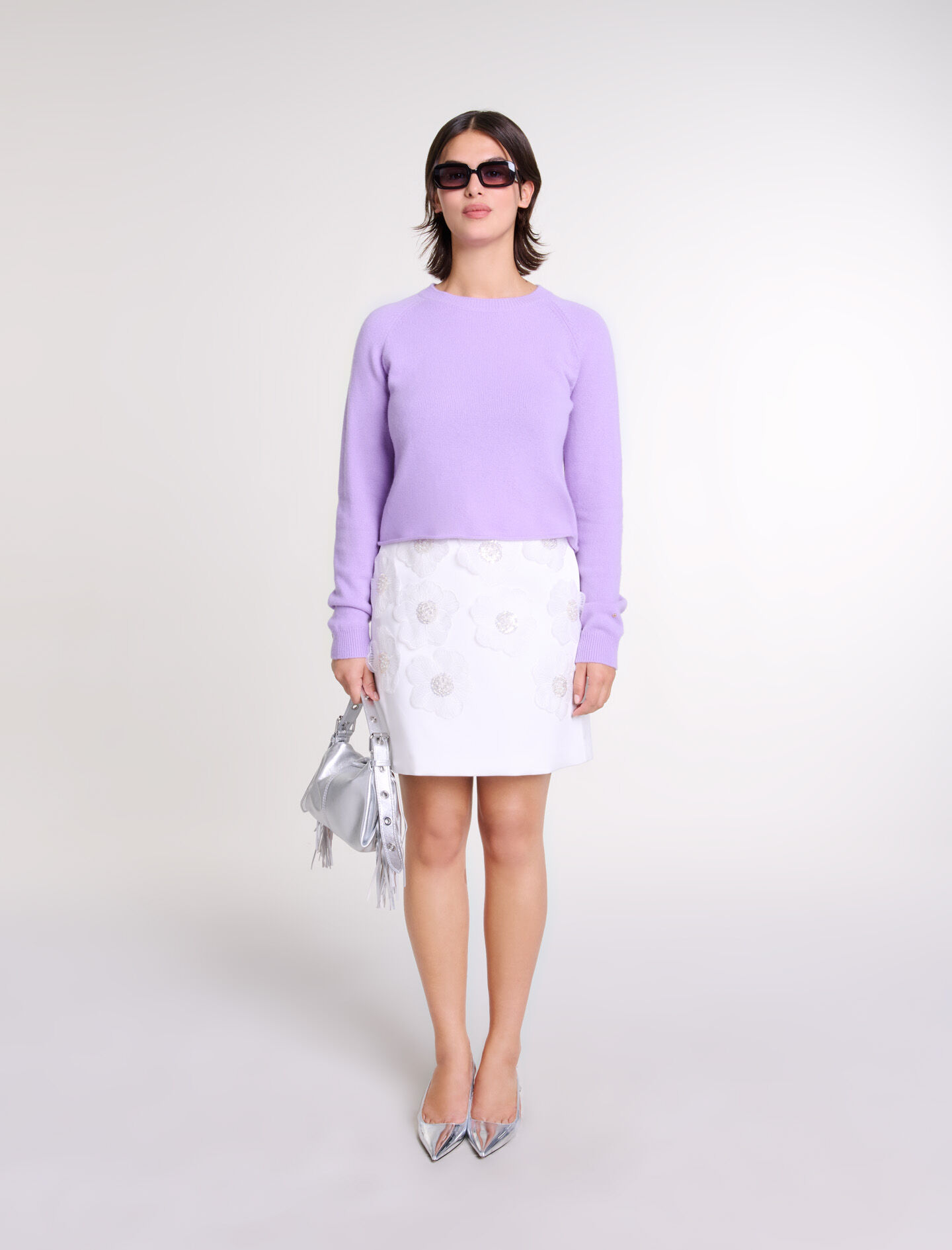 Short cashmere jumper