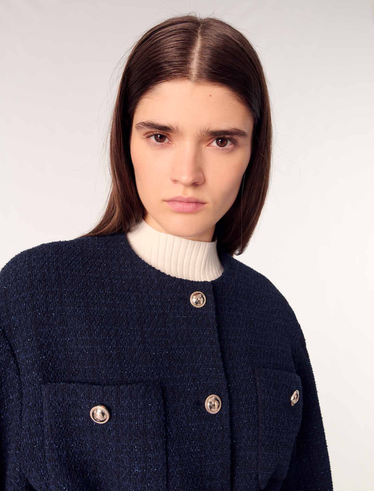 4-pocket tweed jacket