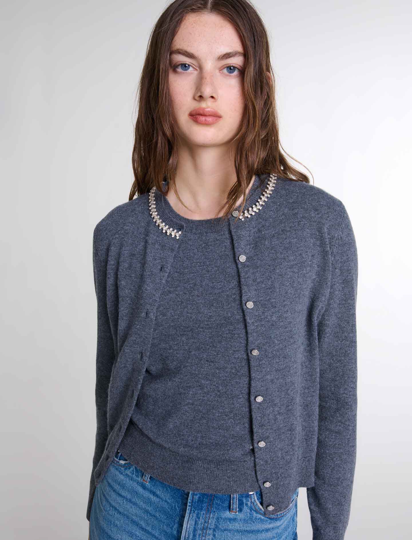 2-in-1 cashmere cardigan