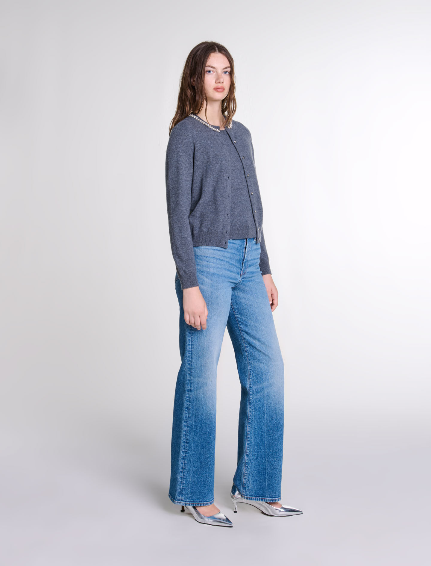 2-in-1 cashmere cardigan