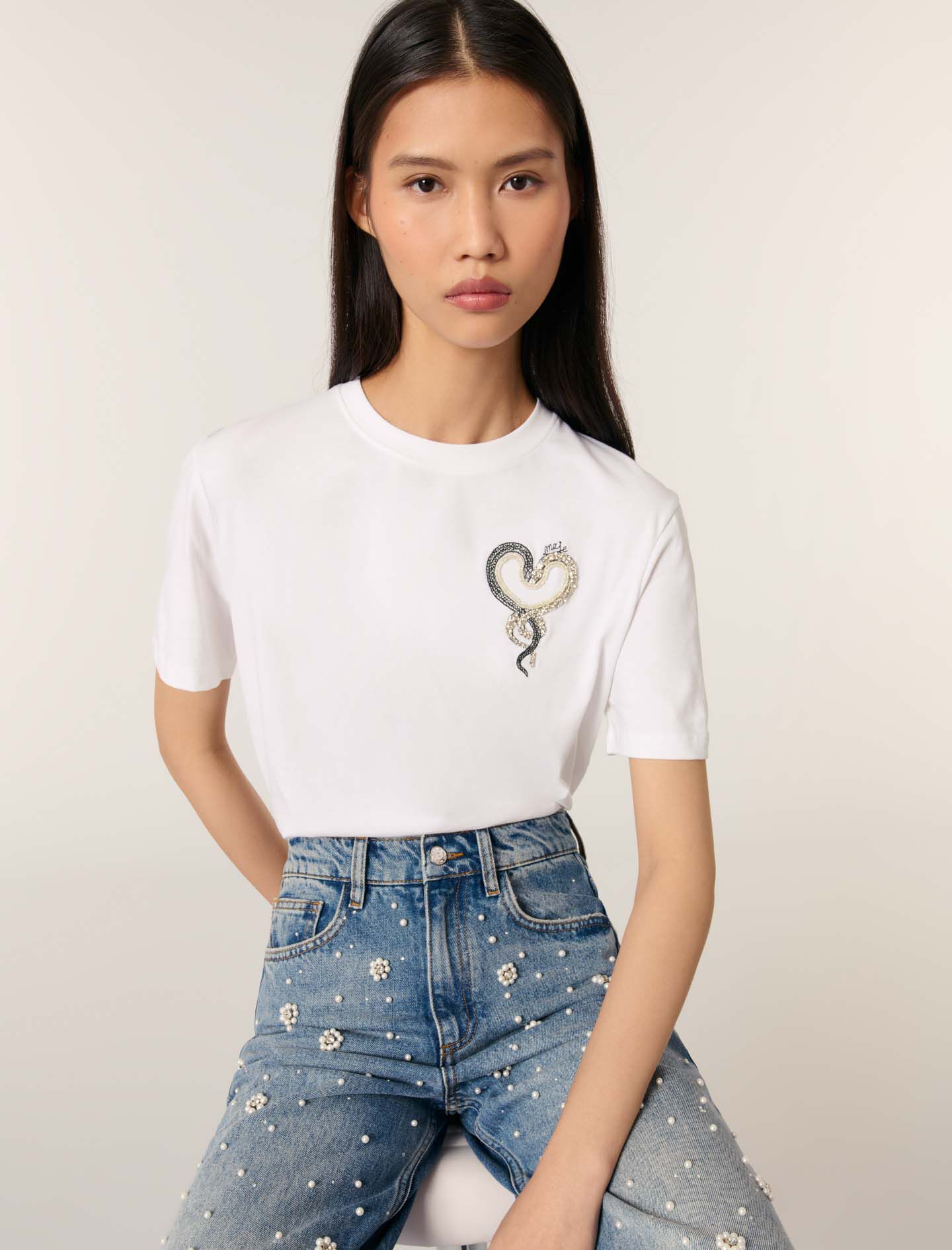 Embroidered T-shirt