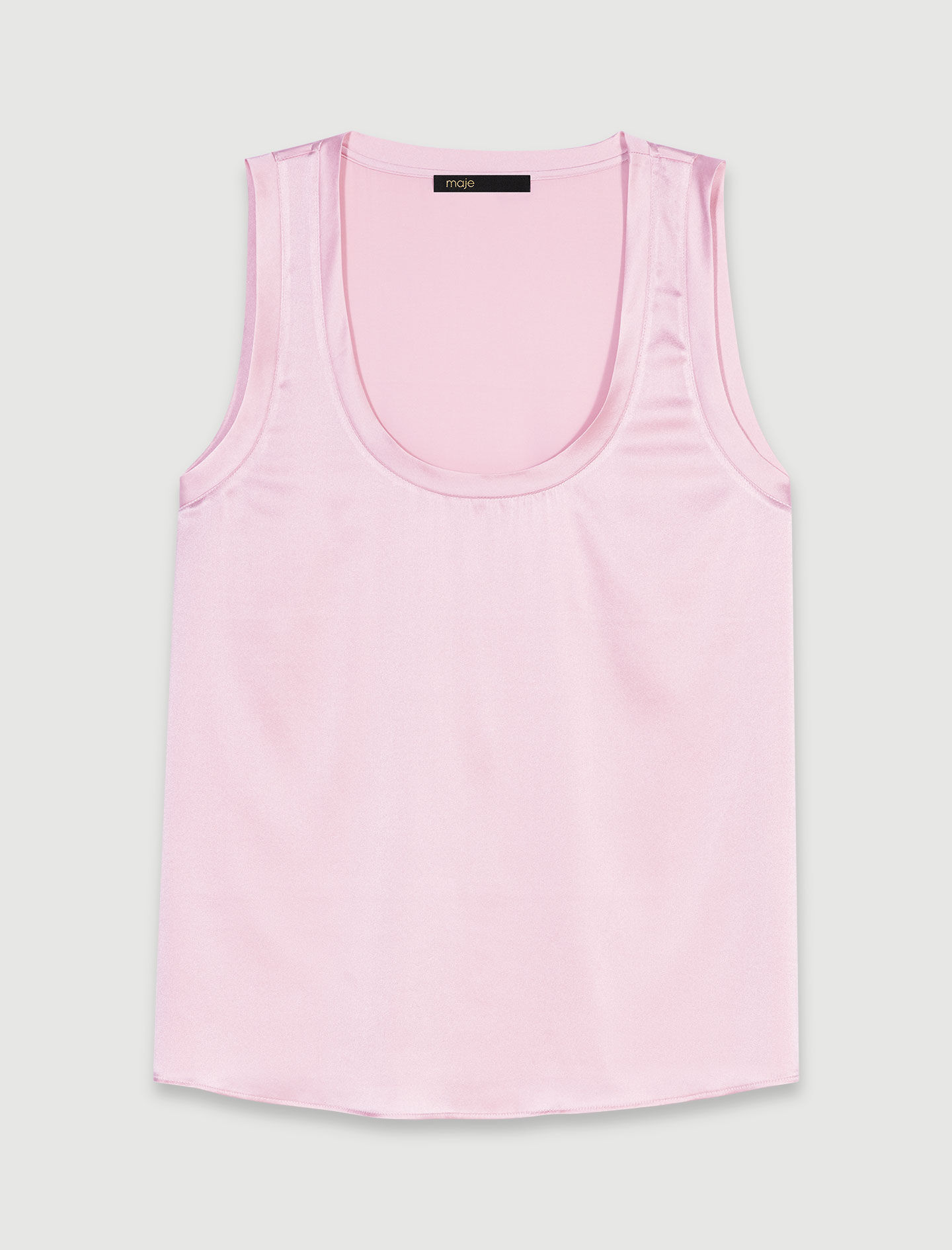 Silk tank top