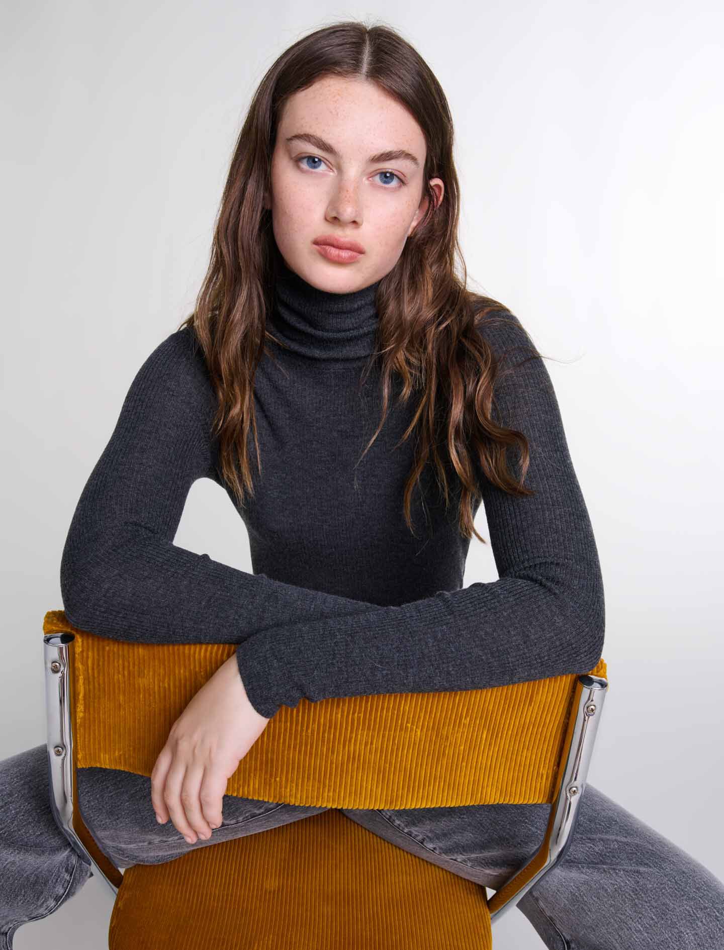 Wool and silk jumper