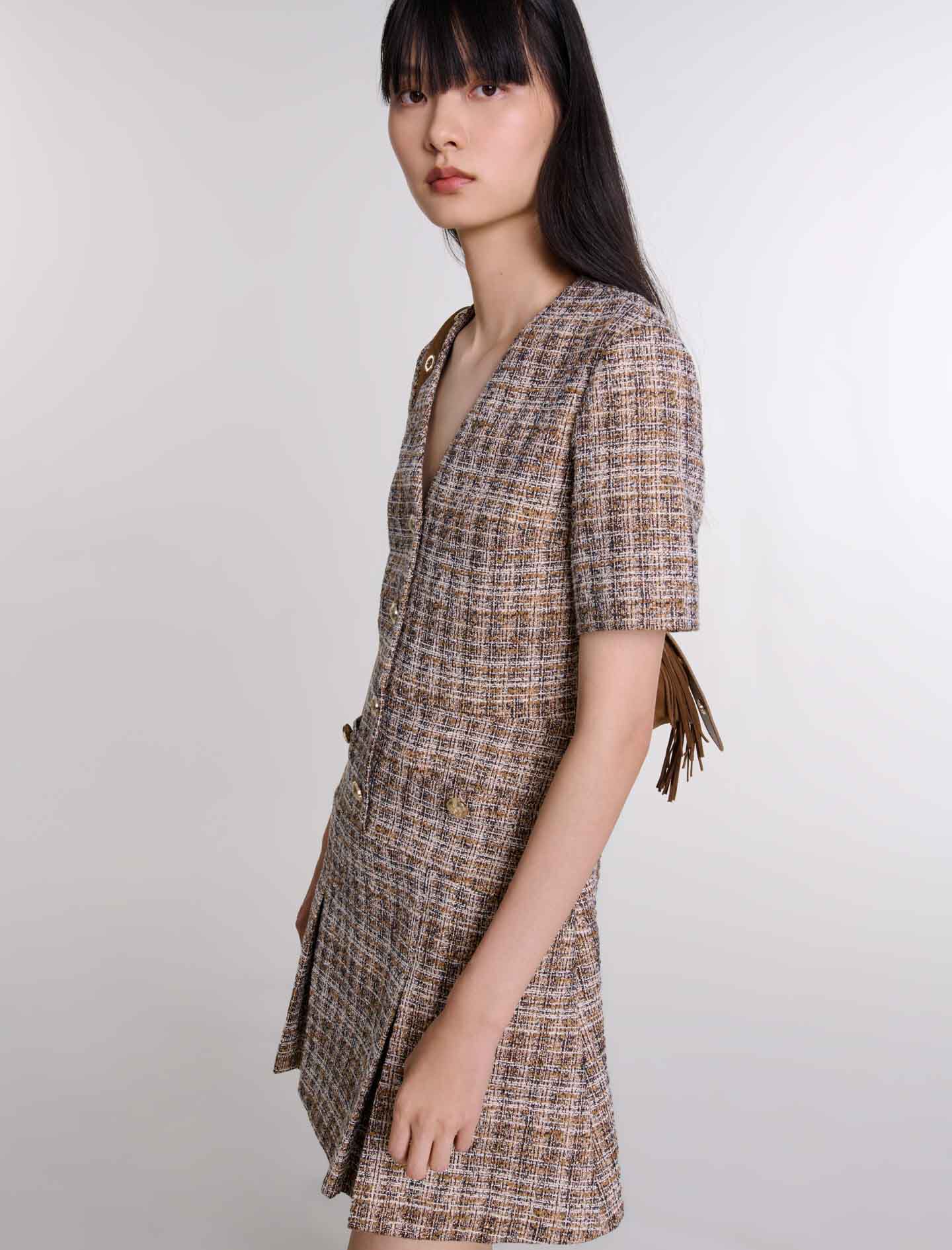 Short tweed dress