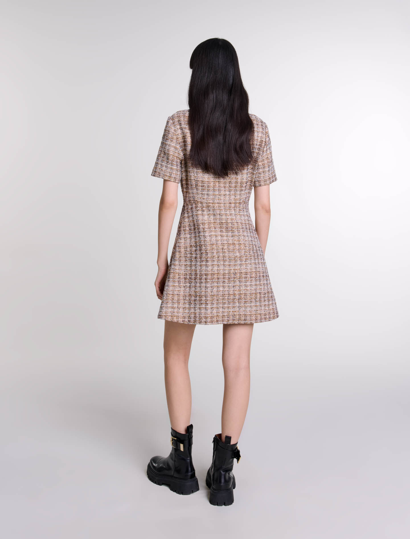 Short tweed dress