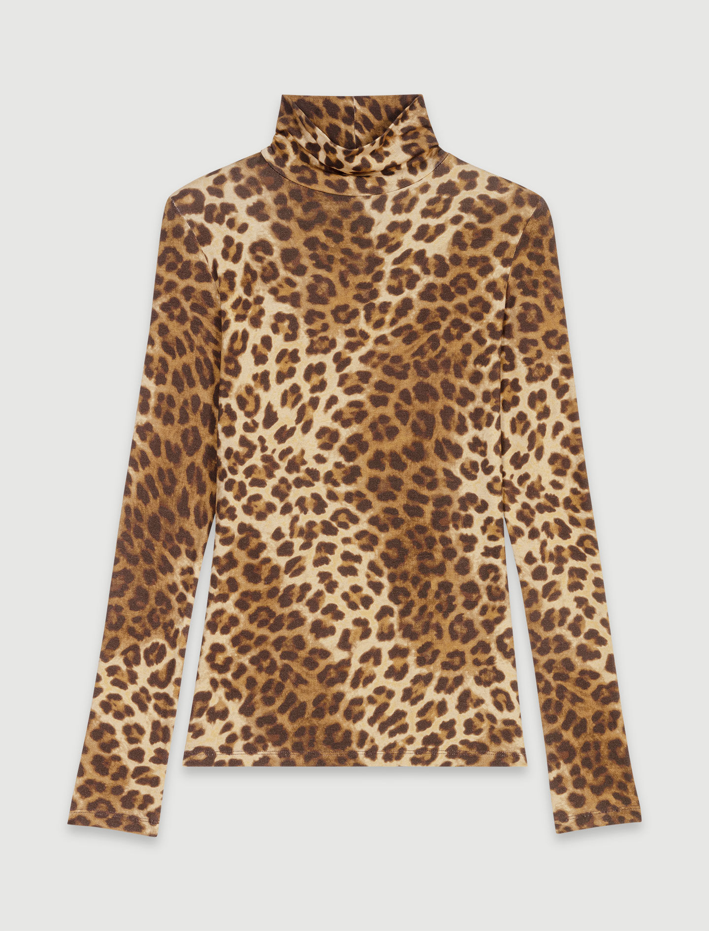 Leopard-print jumper