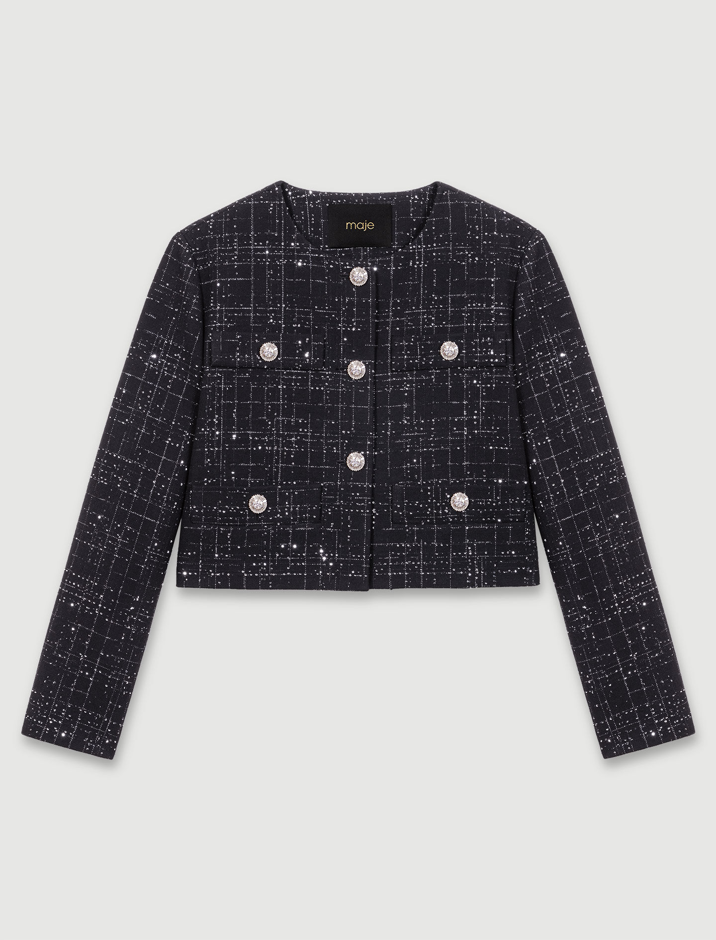 Short tweed jacket