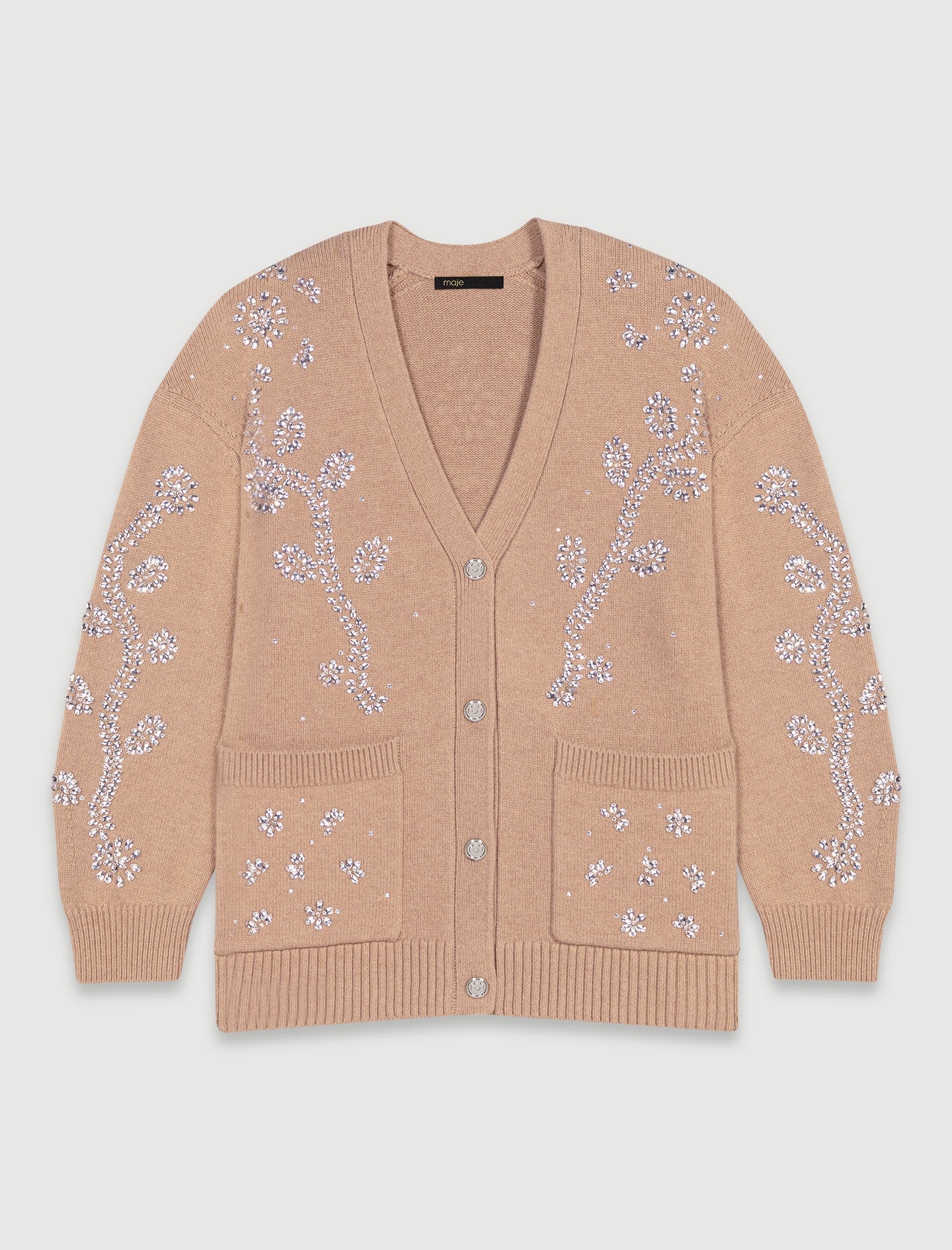 Jewellery detail cardigan