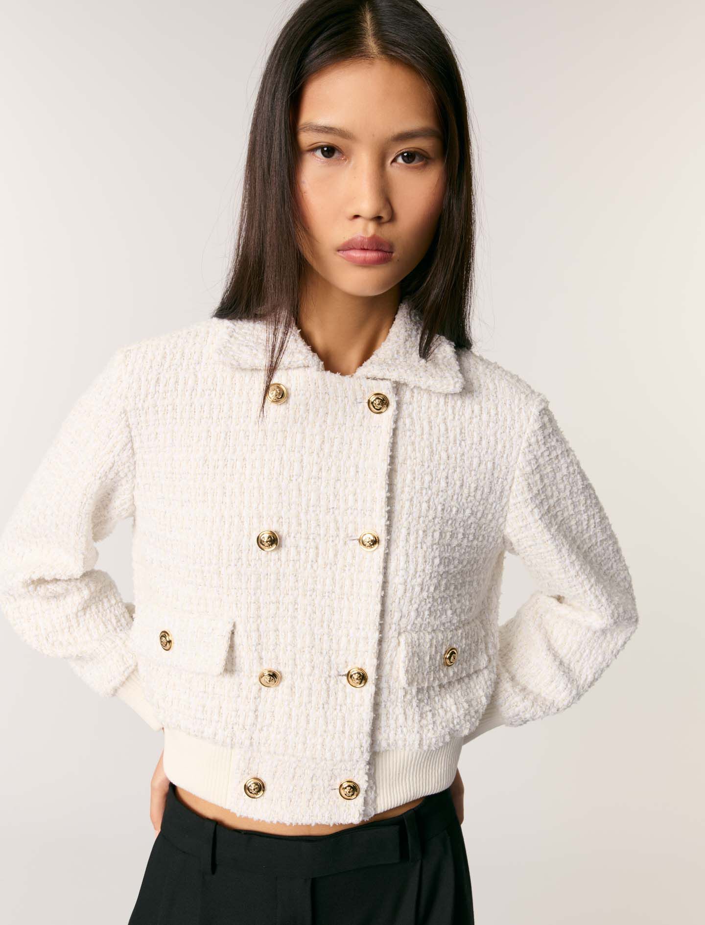 Short tweed jacket