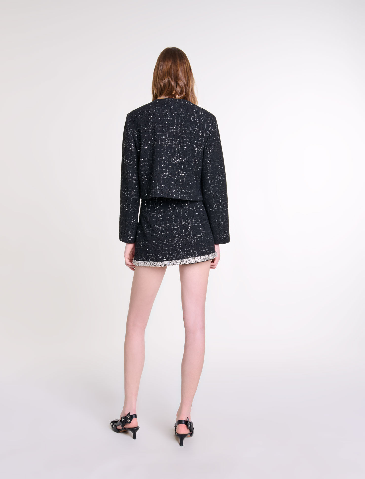 Short tweed jacket