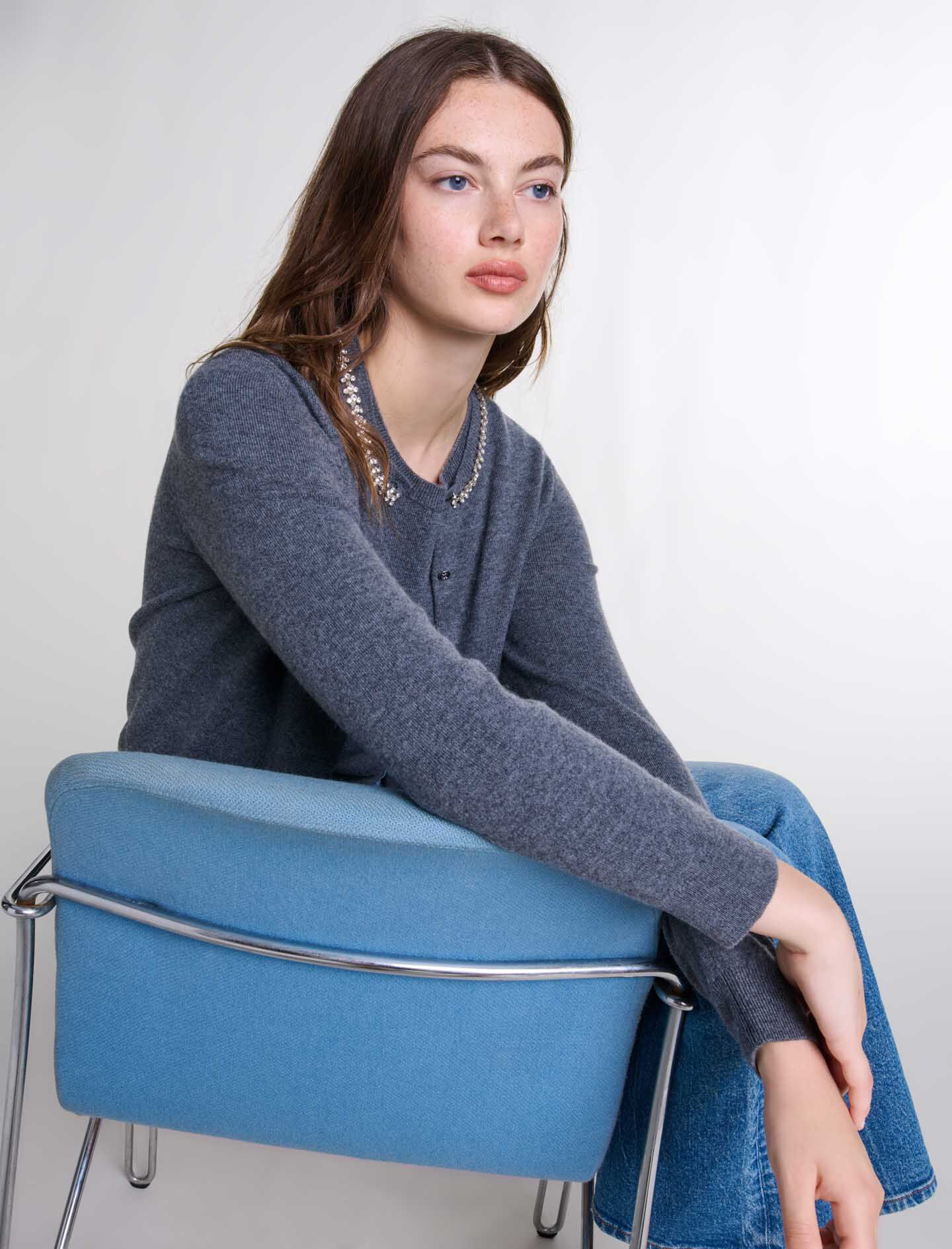 2-in-1 cashmere cardigan
