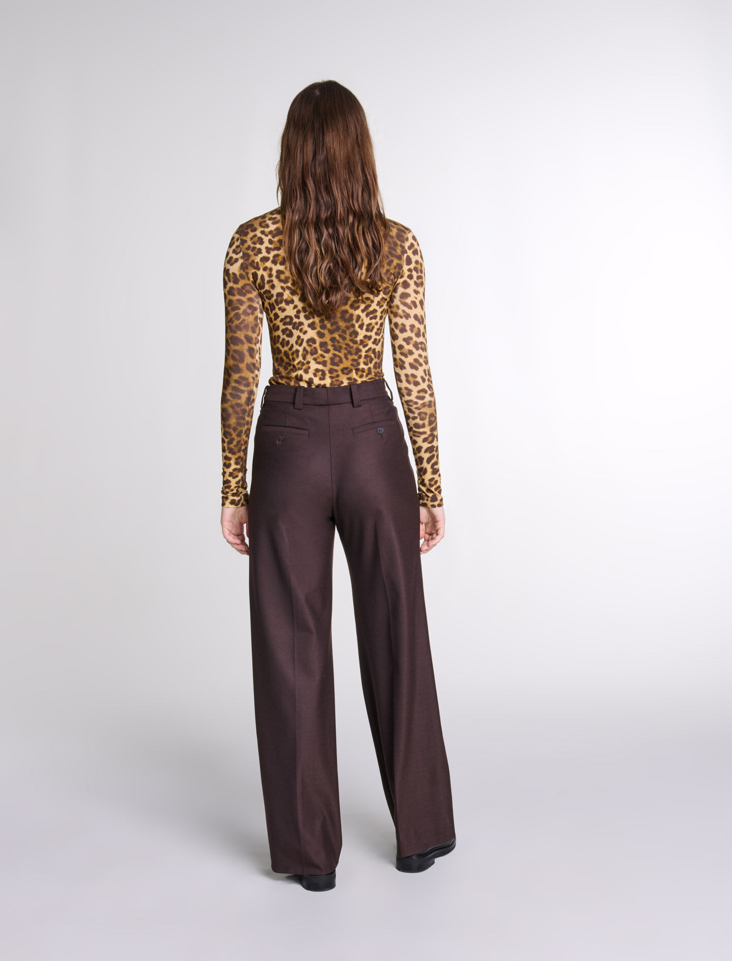 Leopard-print jumper