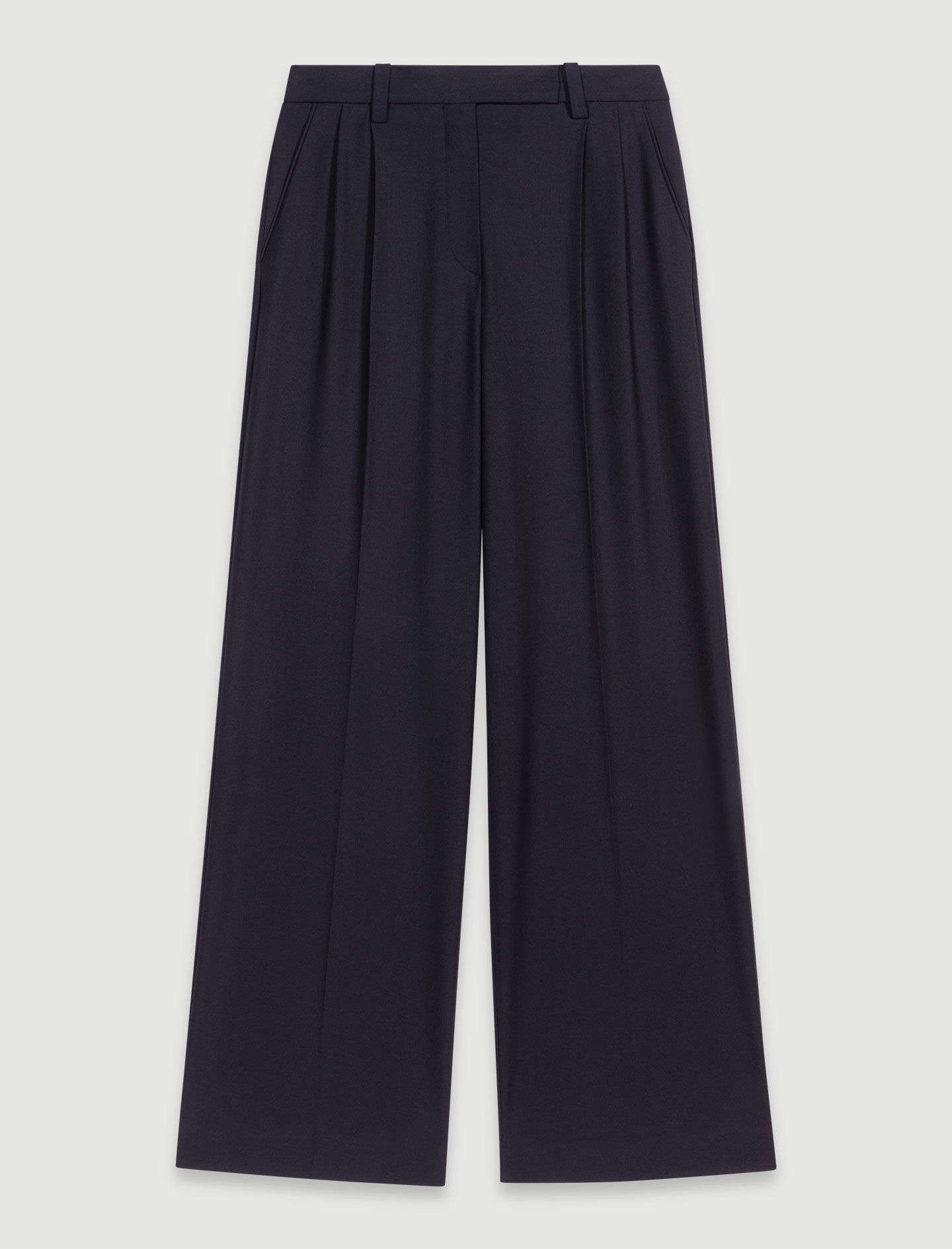 Wide-leg suit trousers