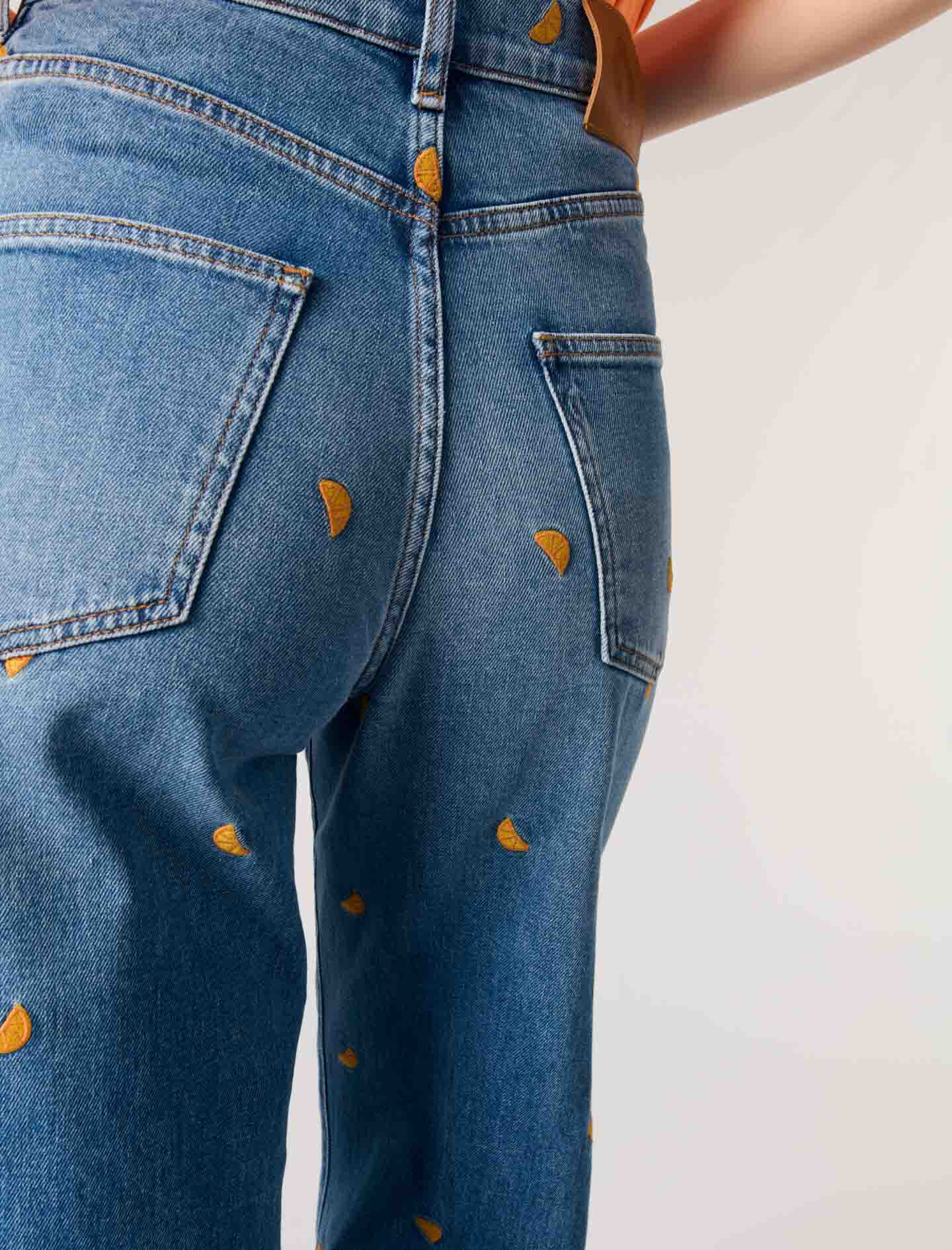 Embroidered jeans