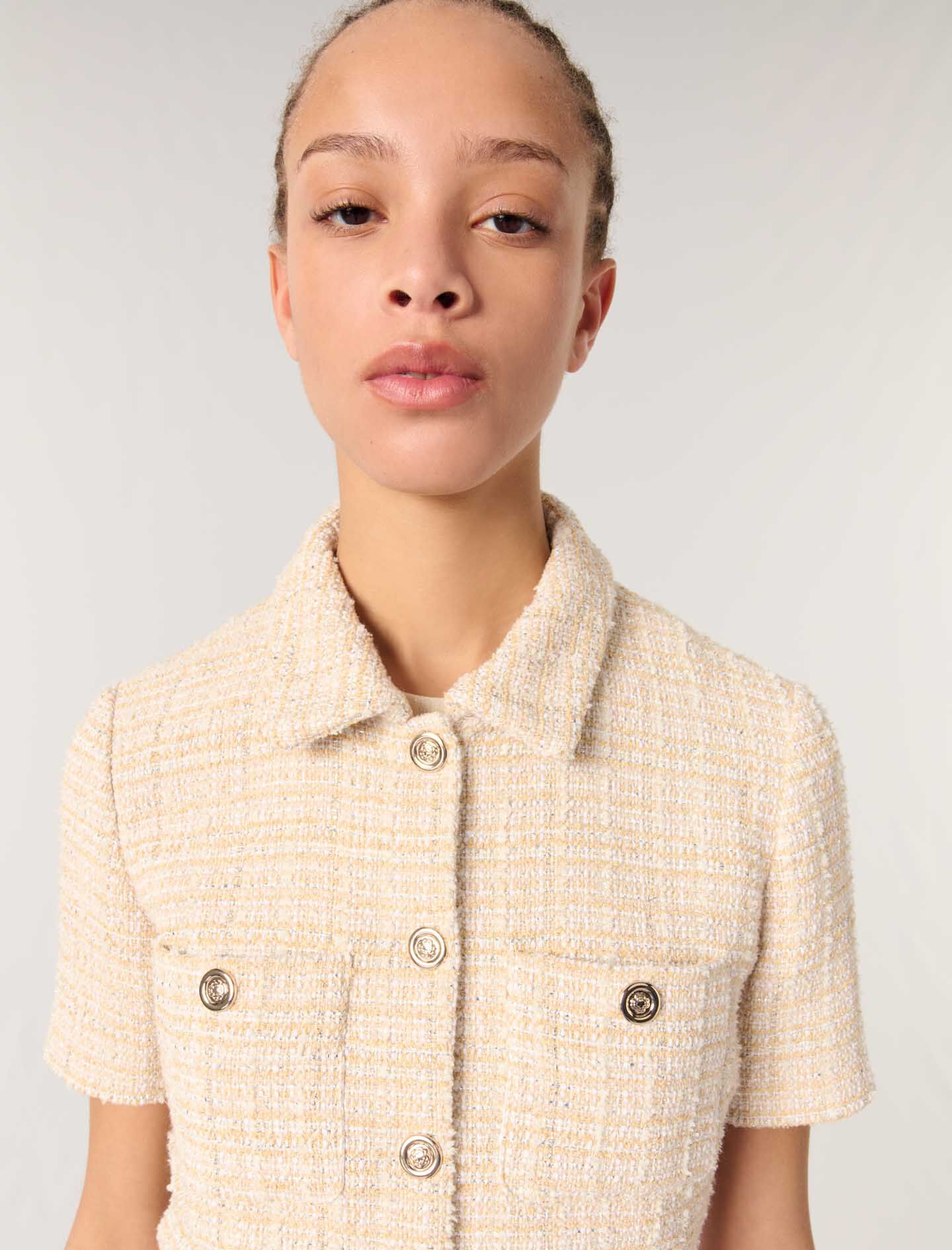 Short tweed jacket