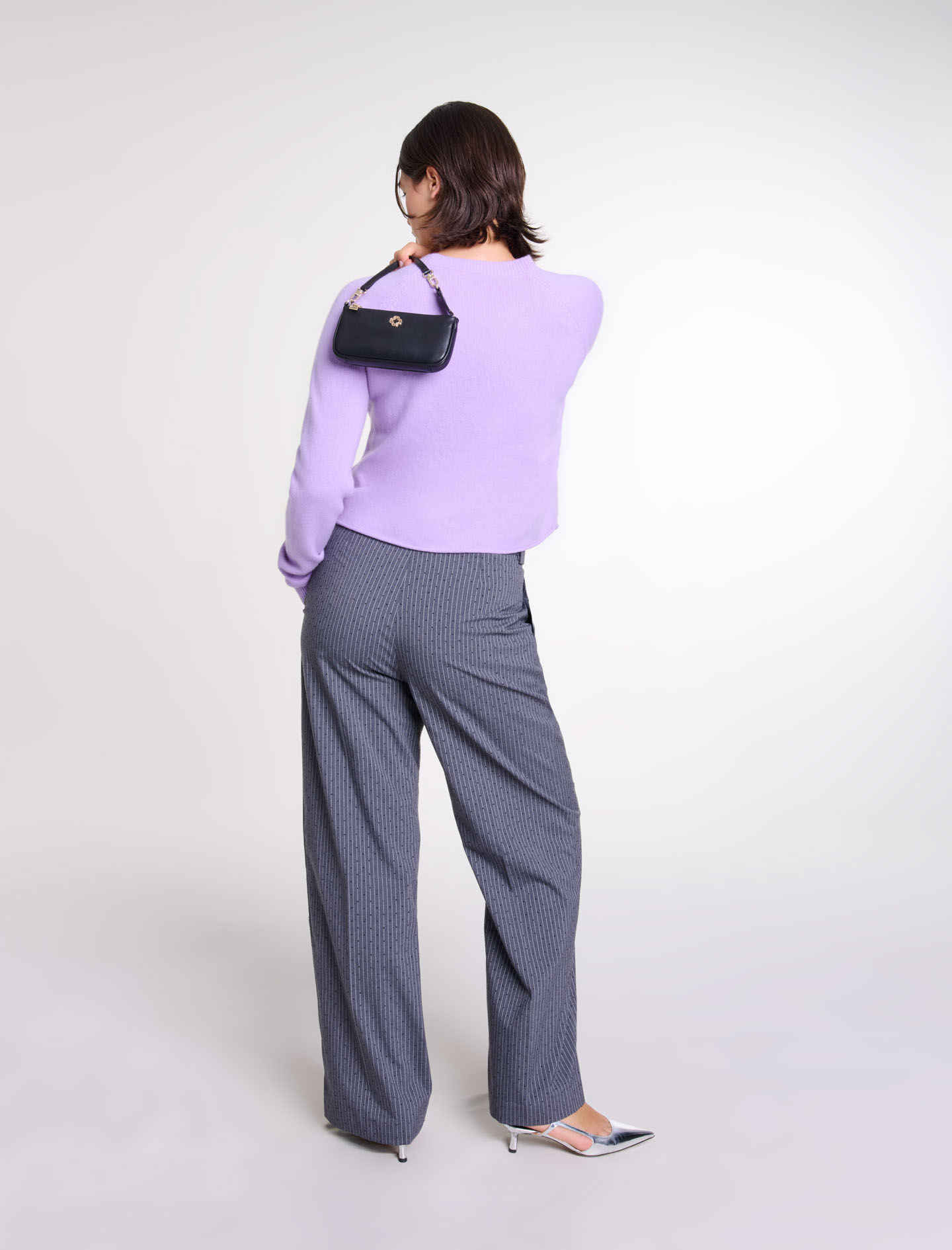 Rhinestone suit trousers