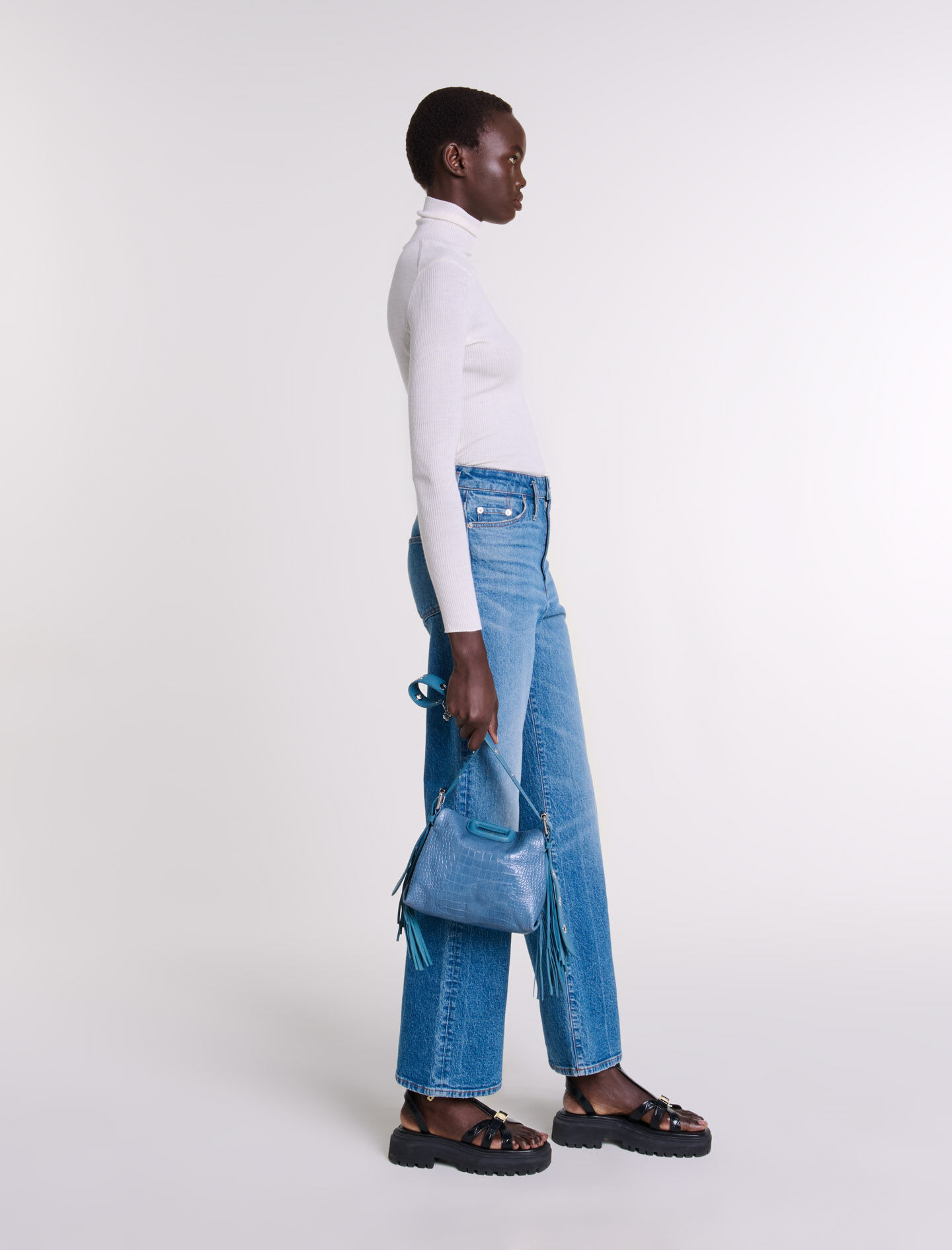 Wool and silk jumper