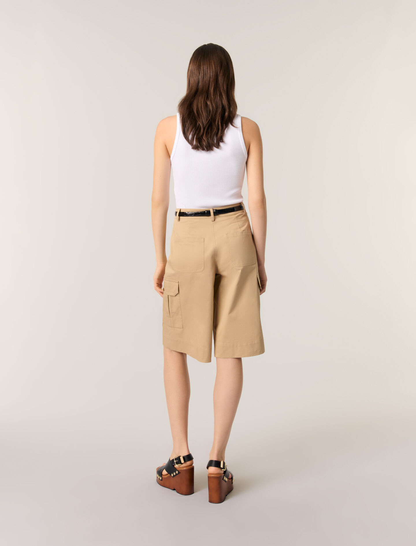 Cotton Bermuda shorts