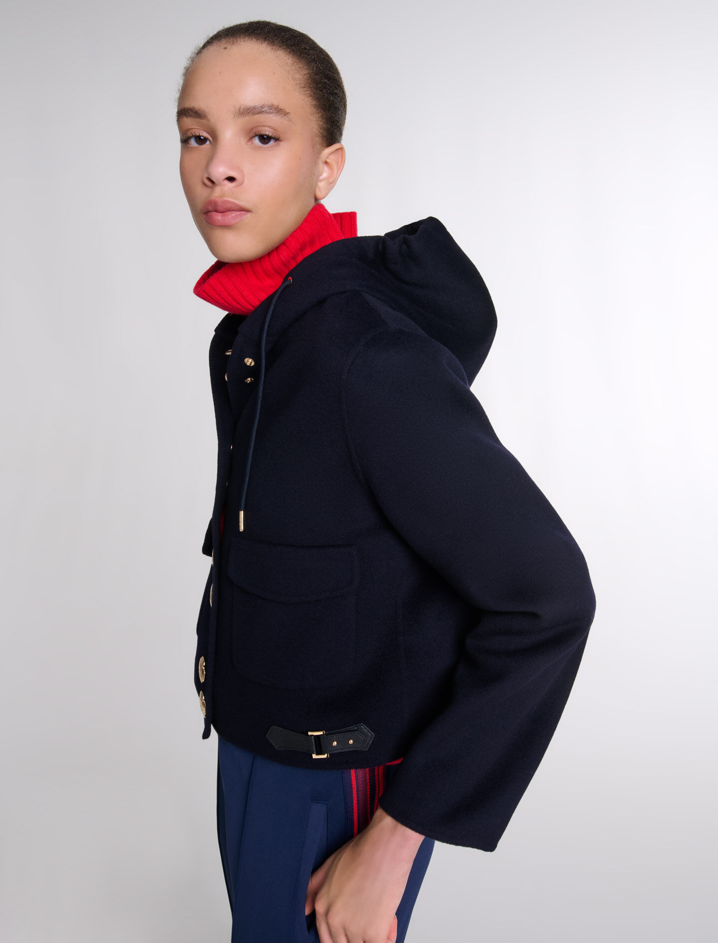 Double-faced short jacket