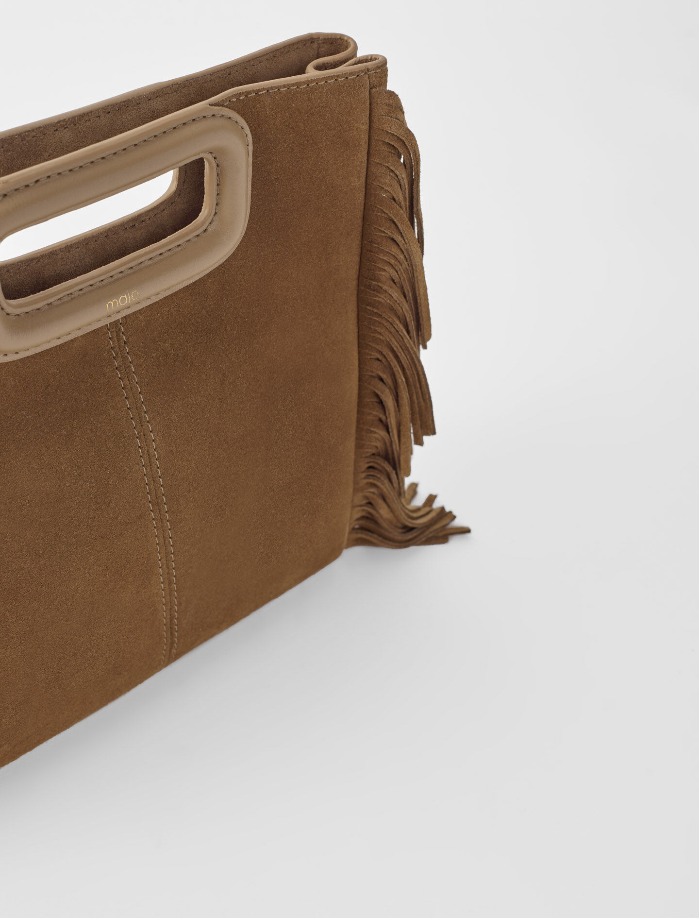 M bag in suede leather