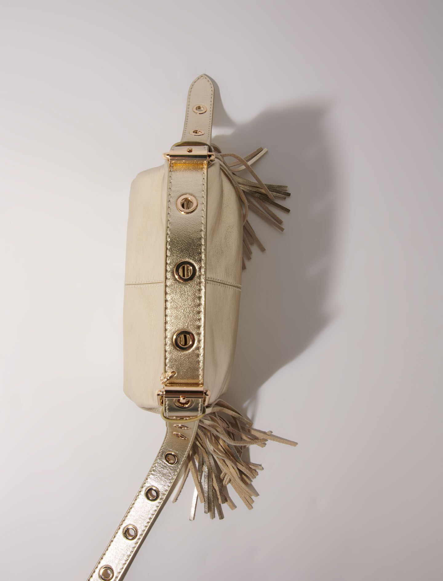 Metallic leather Miss M Mini bag