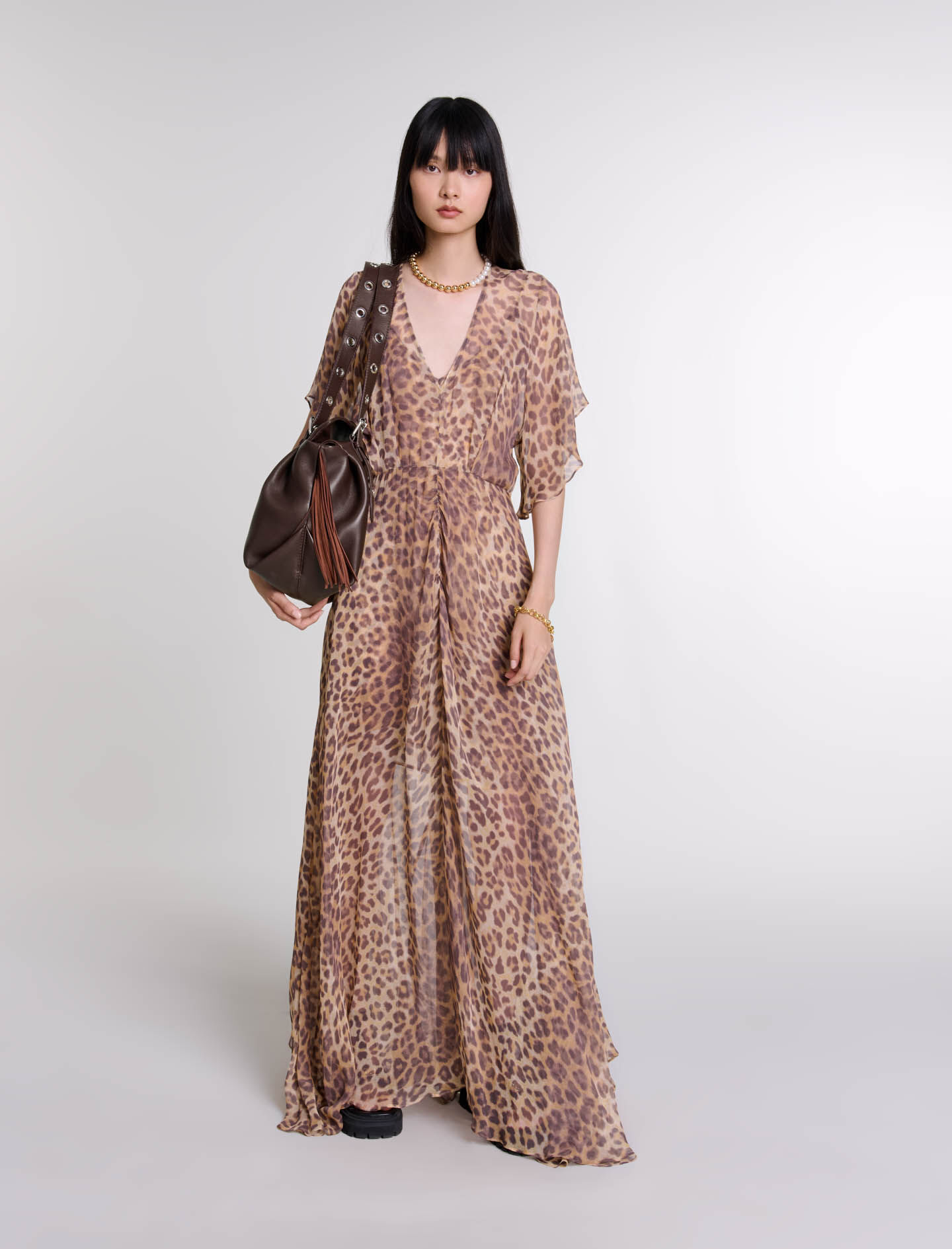 Plain leather Miss M XL bag