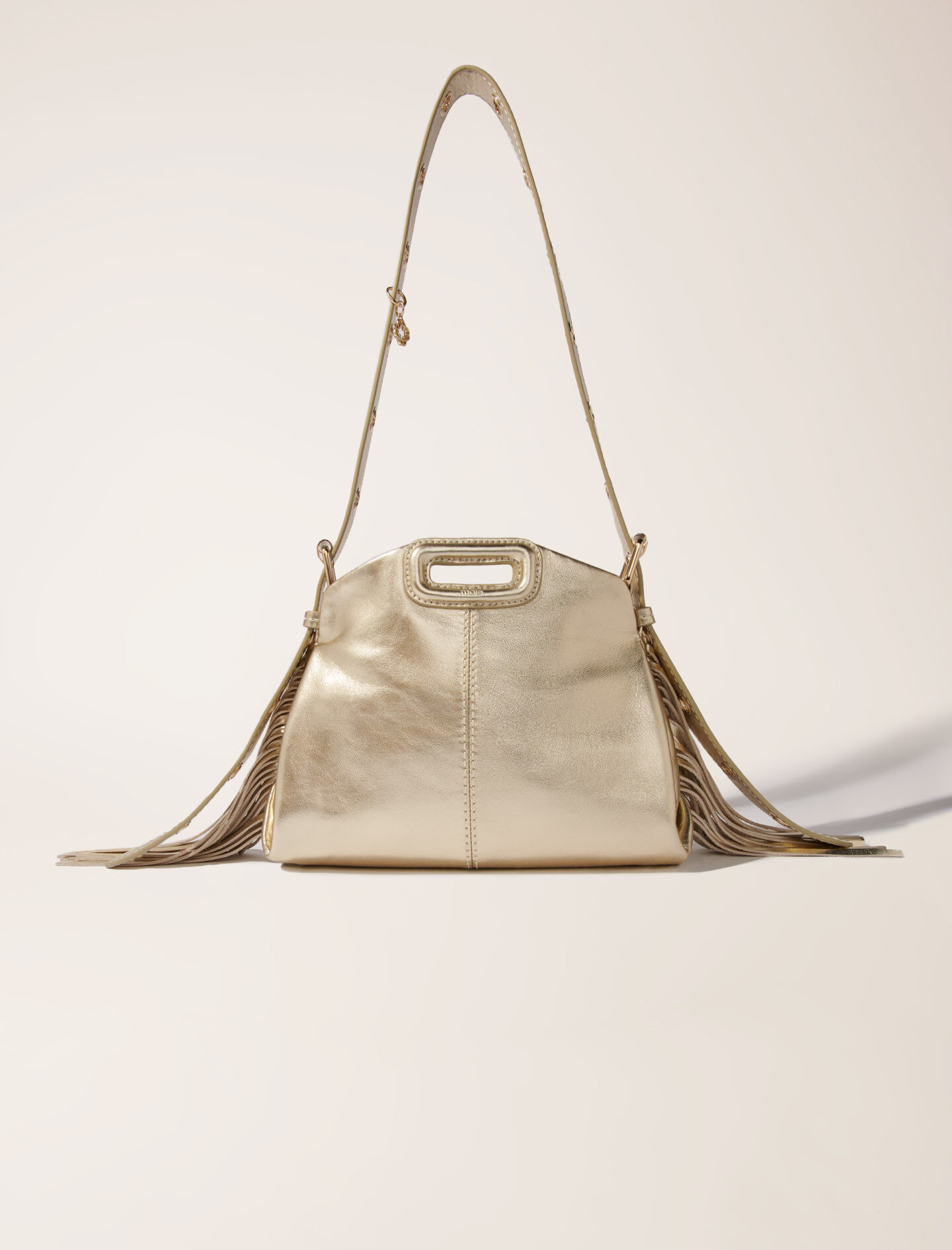 Metallic leather Miss M Mini bag