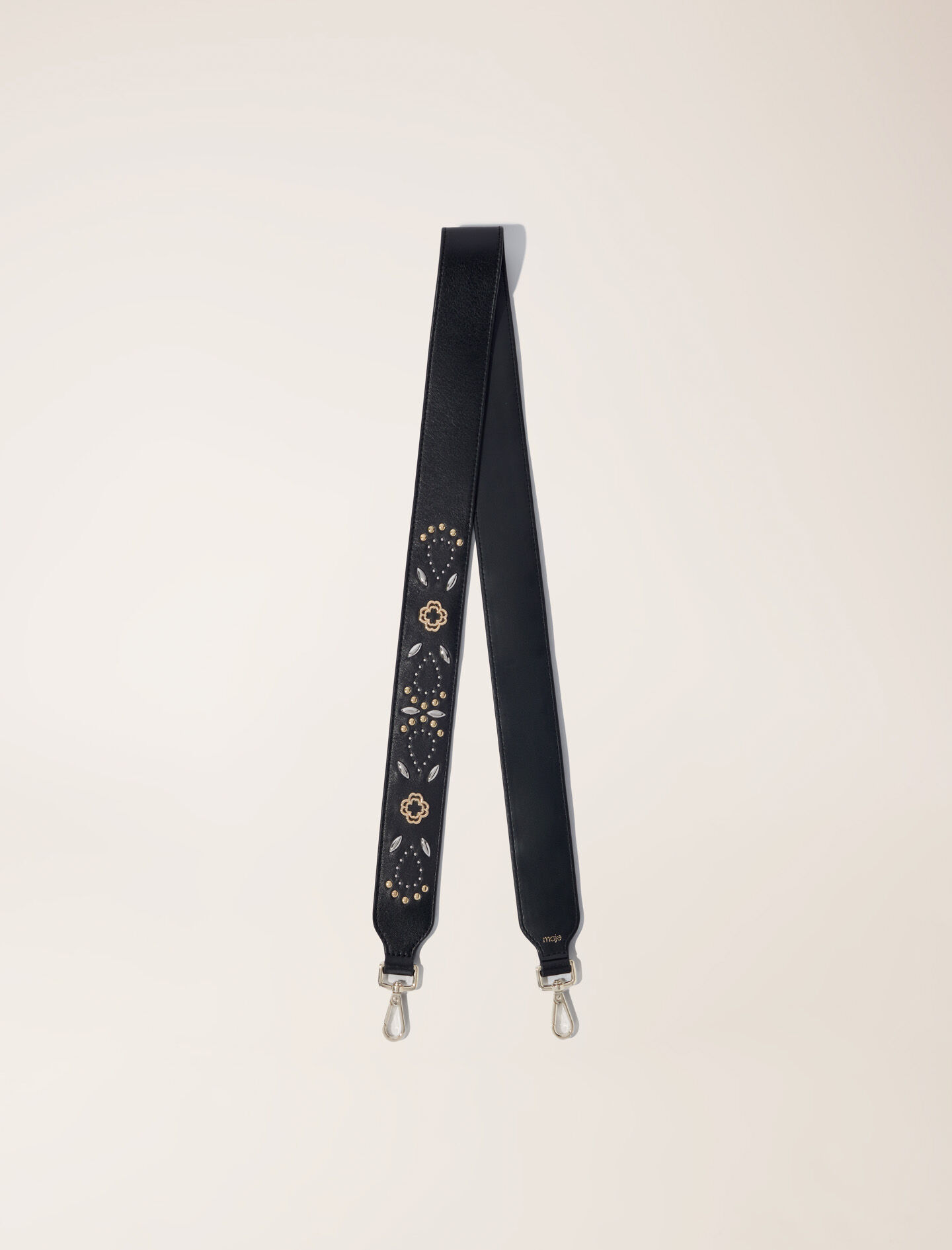 Studded leather strap