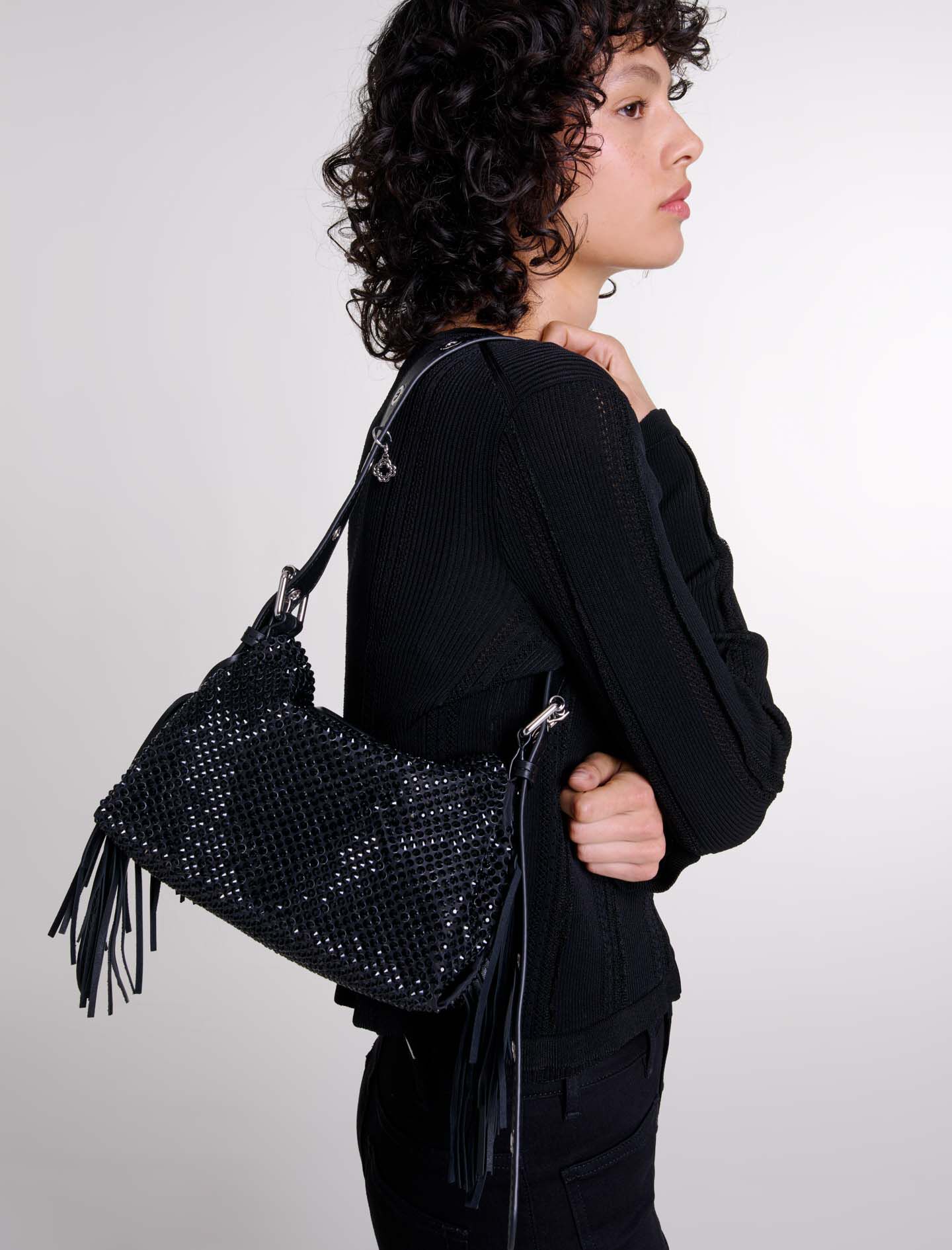 Miss M Mini rhinestone bag