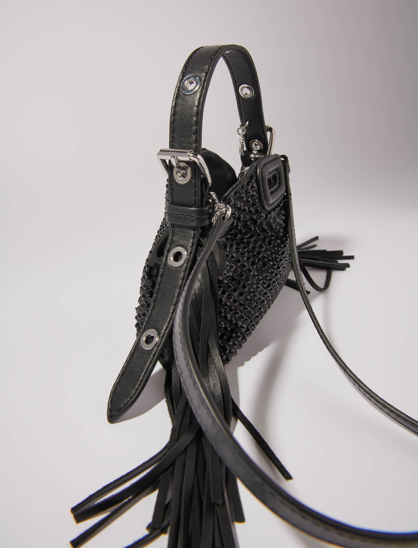 Miss M Nano bag with silver sequins