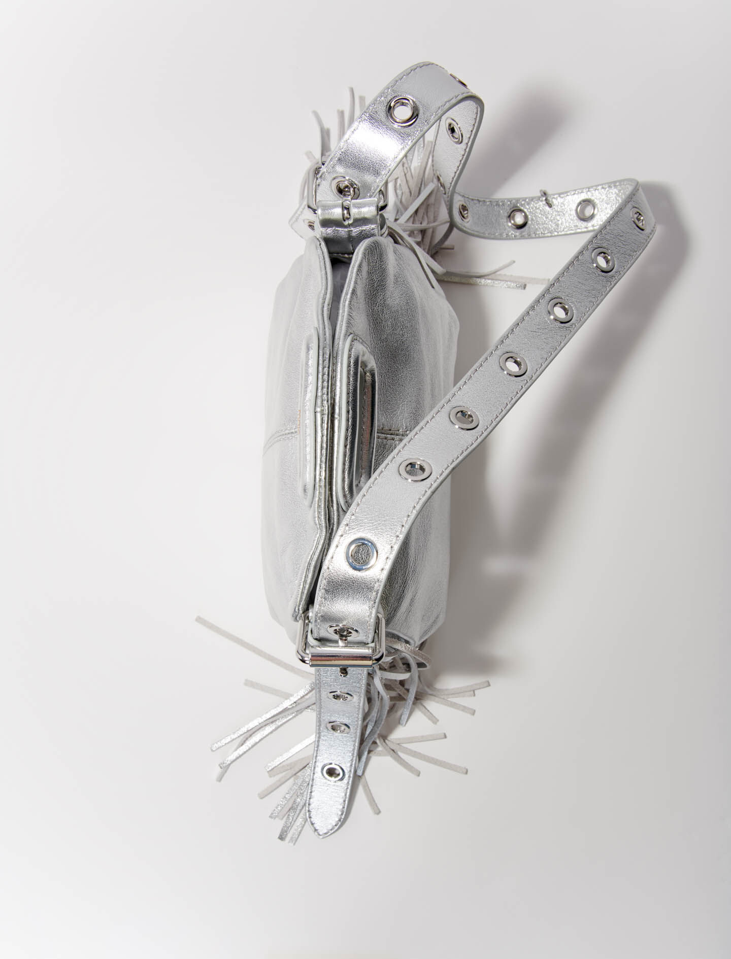 Plain leather mini Miss M bag