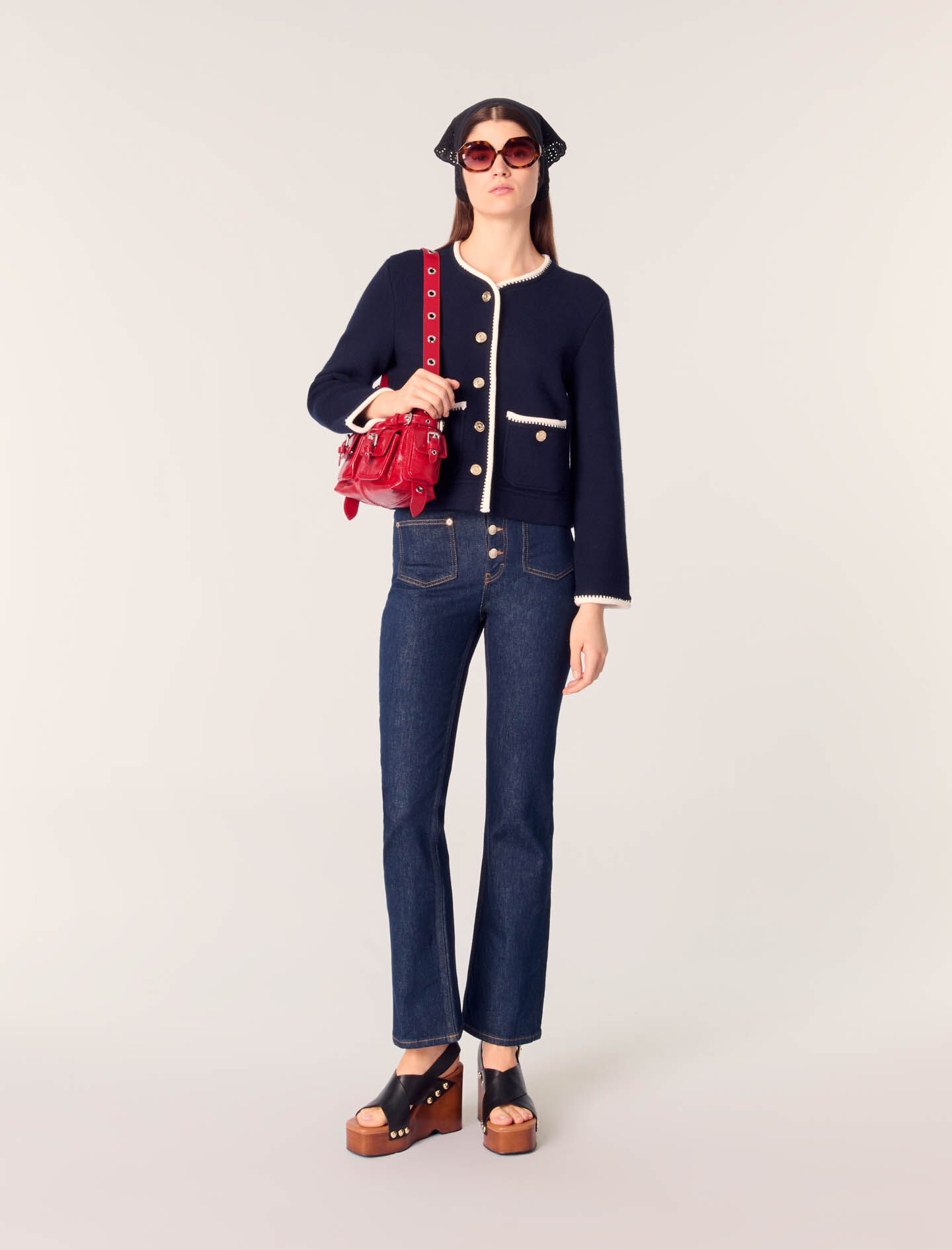 Miss M Mini cargo leather bag