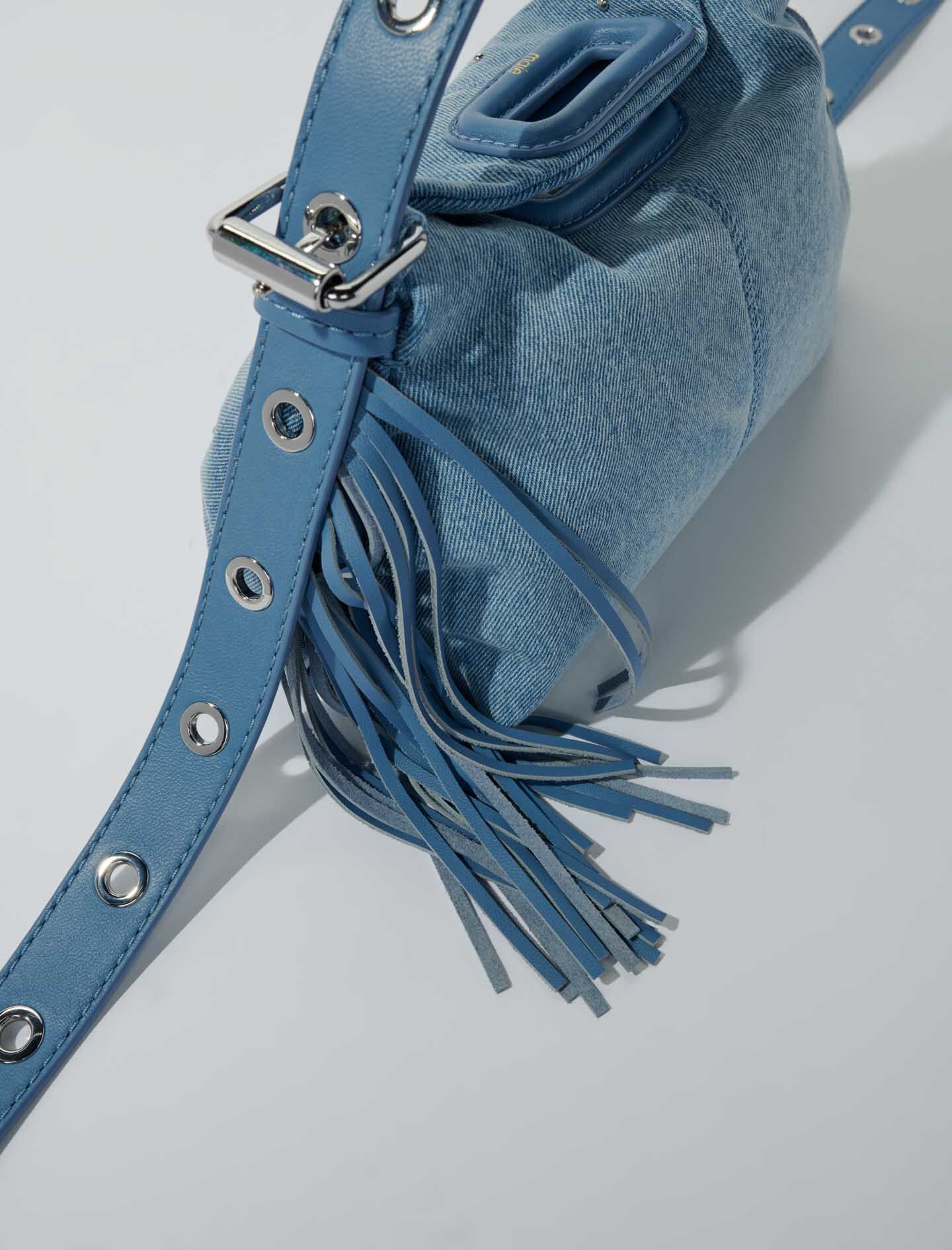 Metallic leather Miss M Mini bag