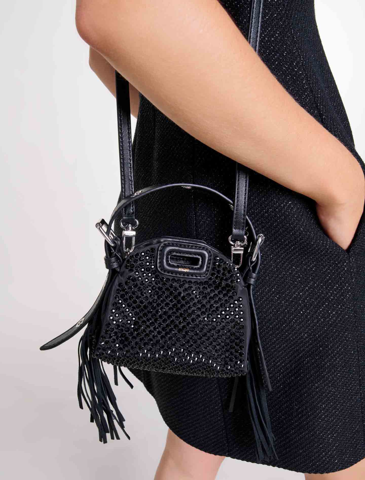Miss M Nano bag with silver sequins