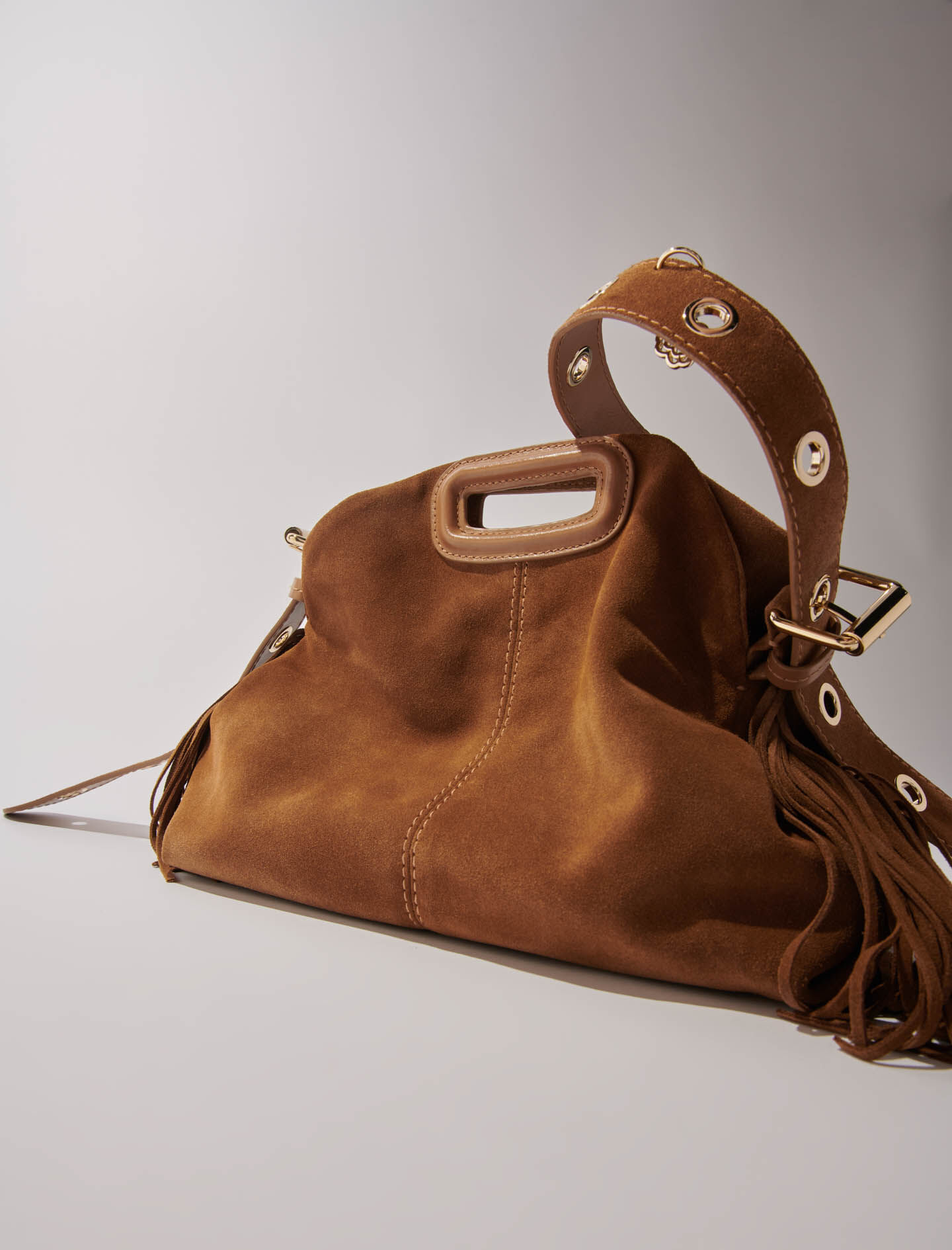 Miss M cargo bag in leather