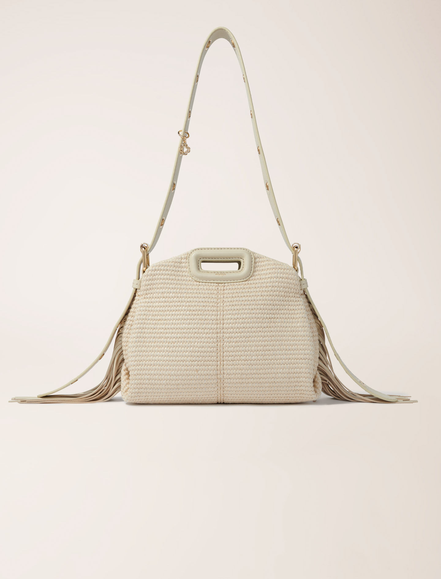 Plain leather mini Miss M bag