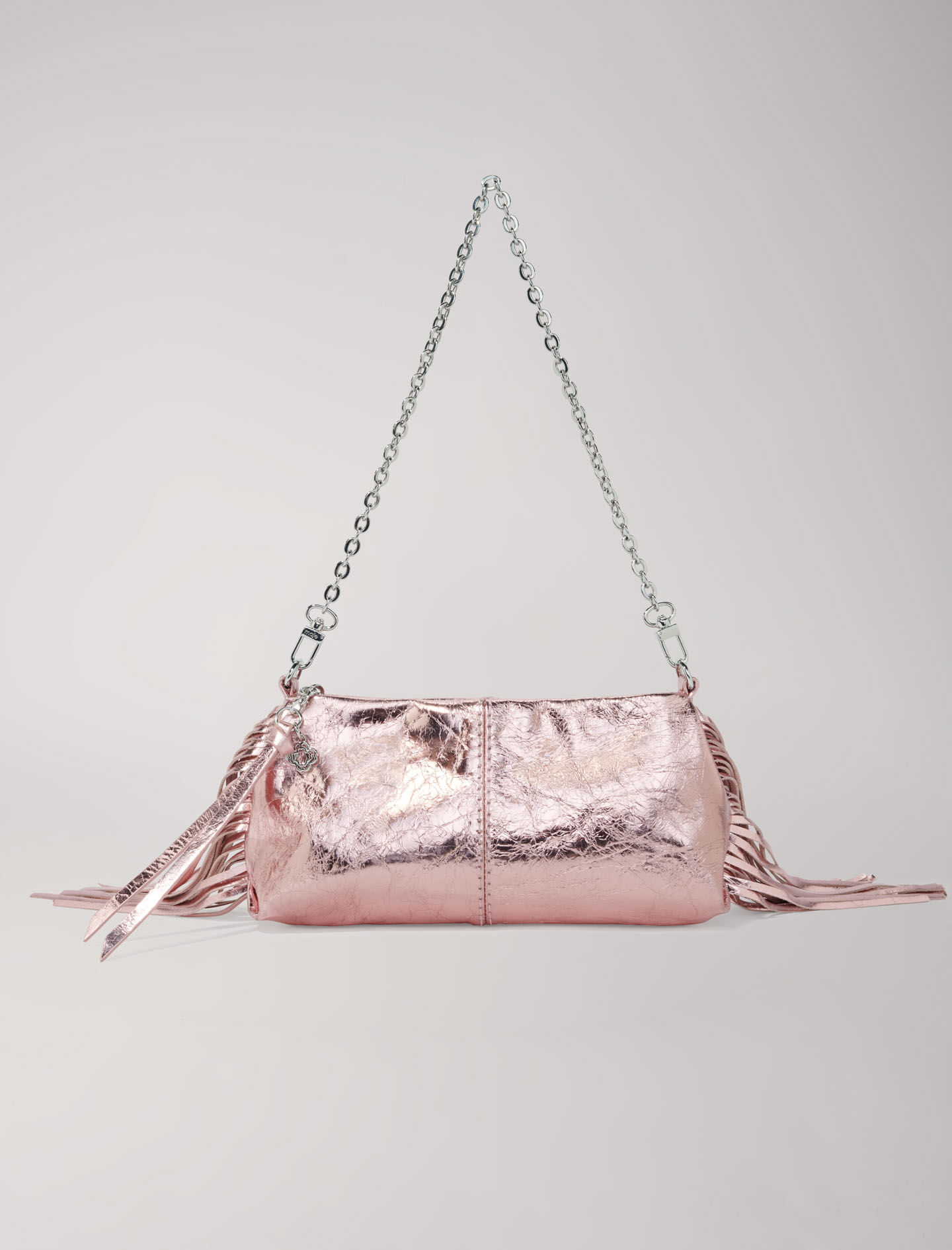 Miss M Pouch denim clutch bag