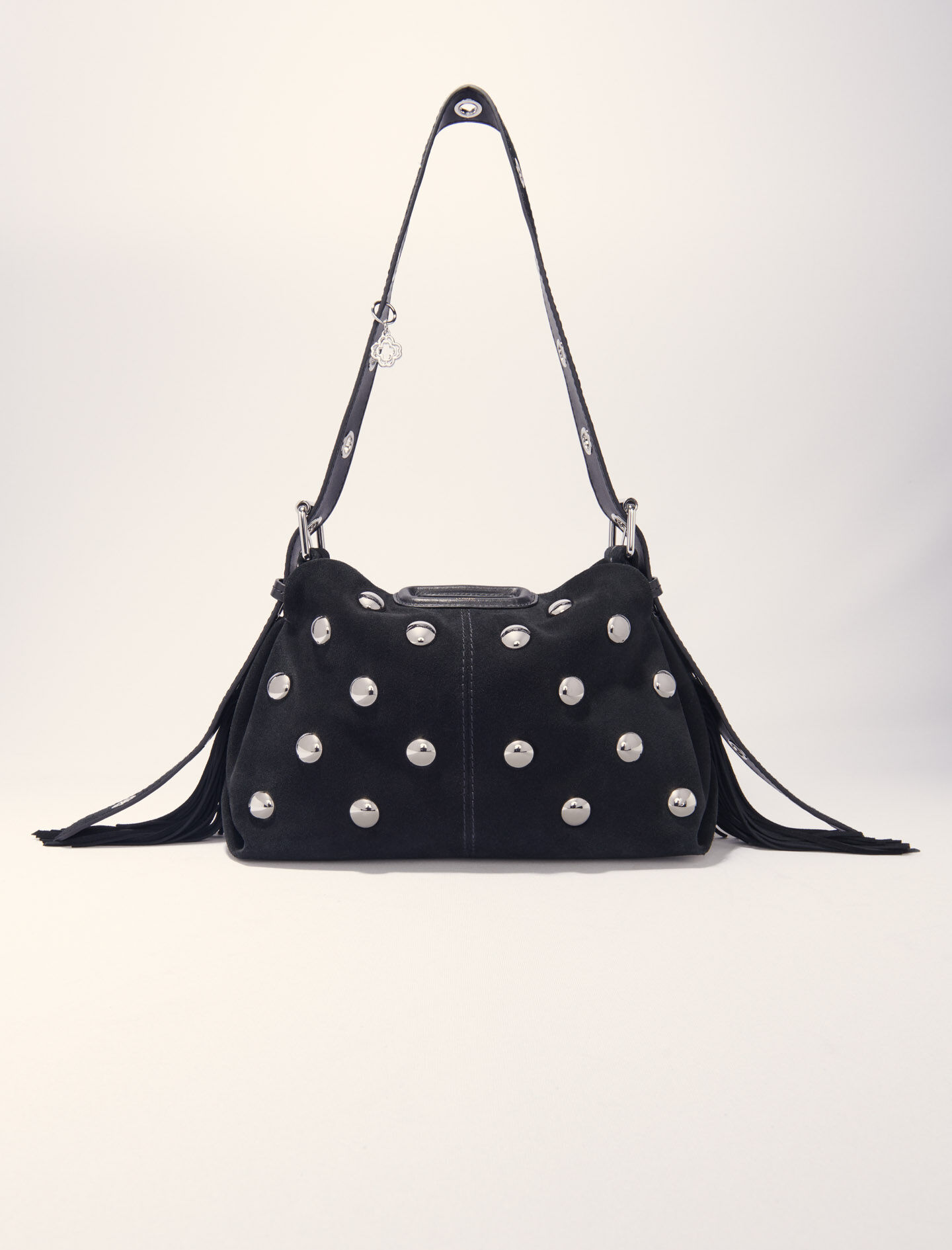 Miss M suede studded bag