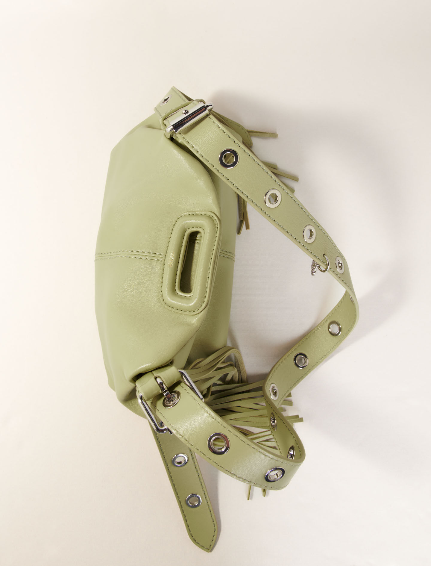 Plain leather mini Miss M bag