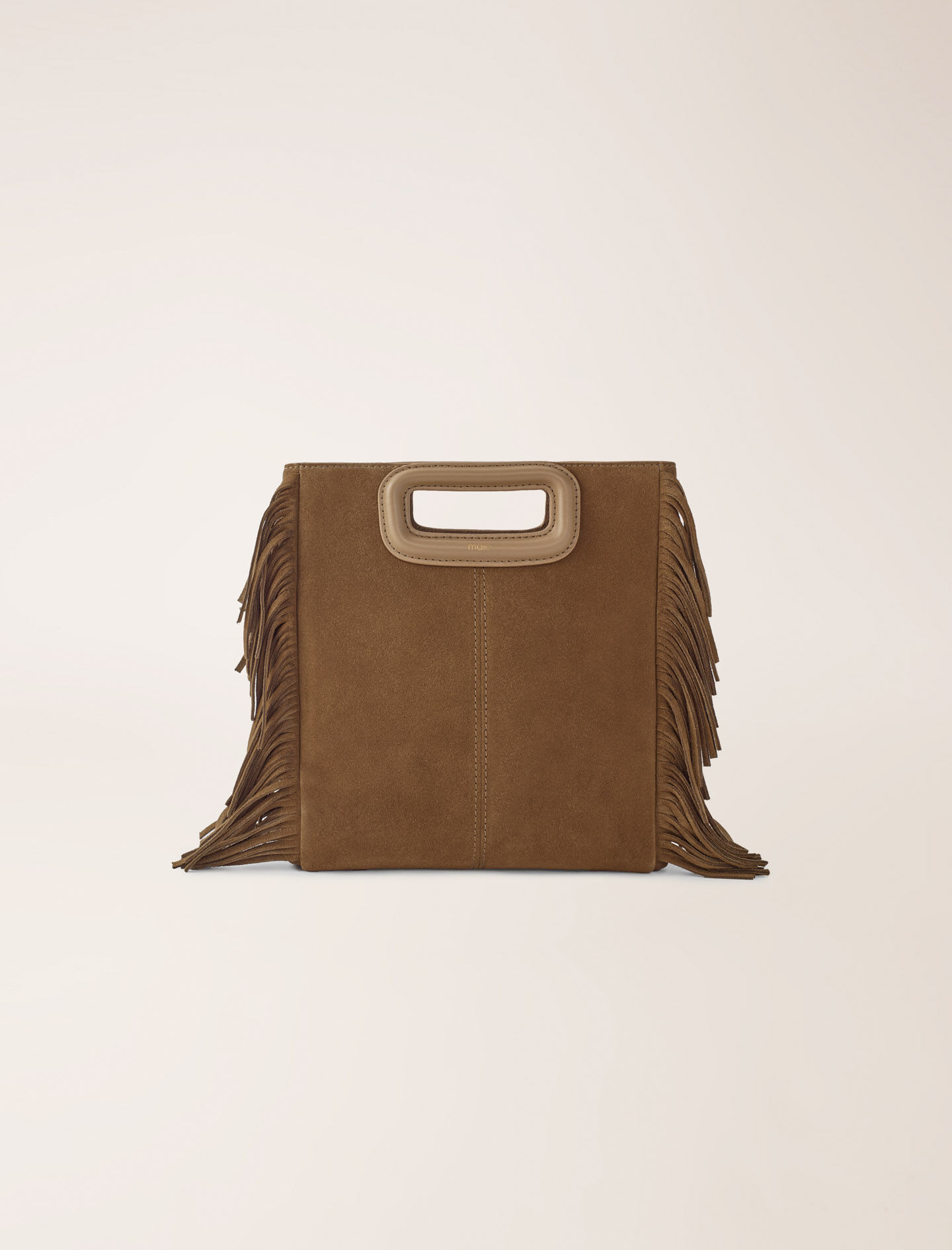 M bag in suede leather