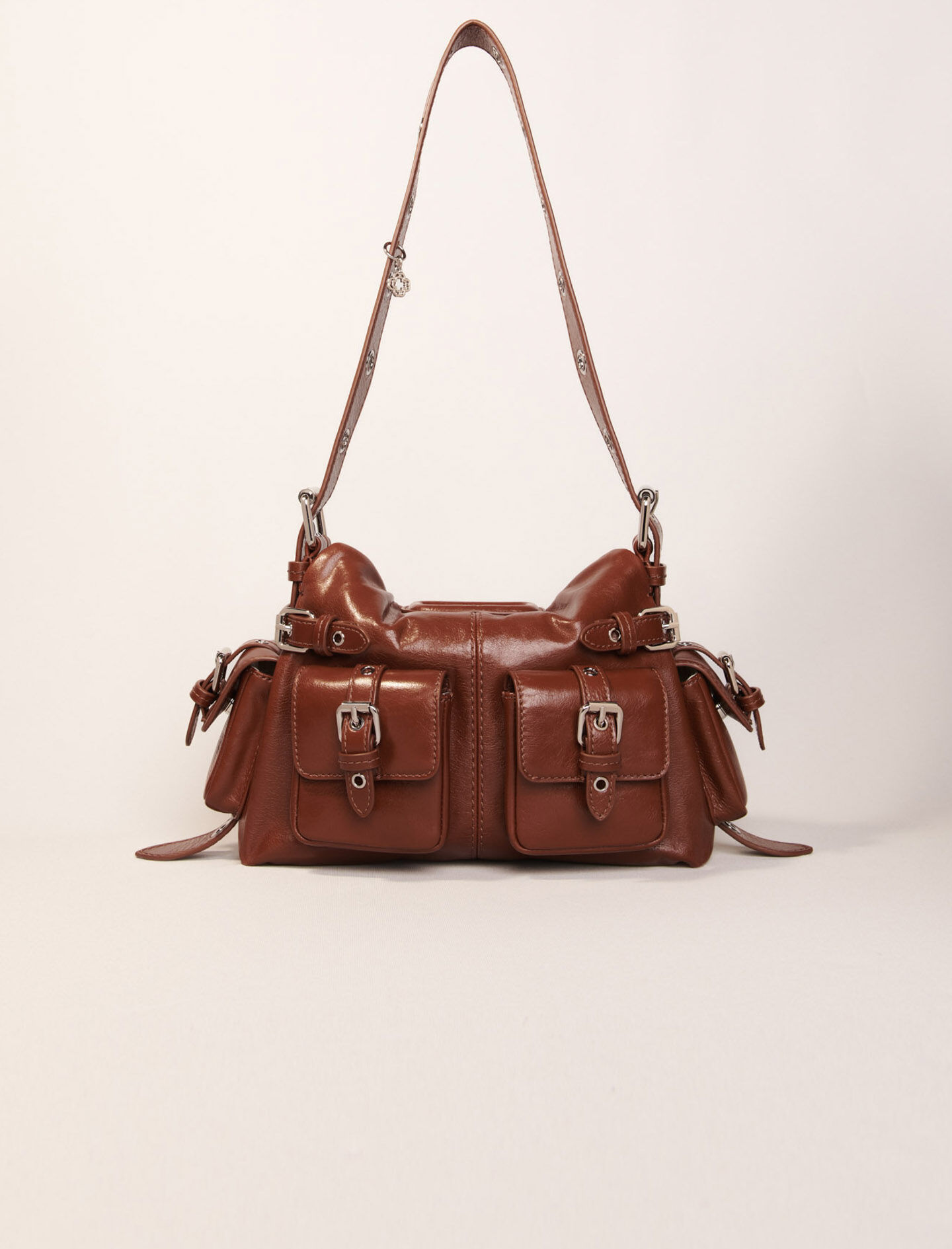 Miss M Mini cargo leather bag