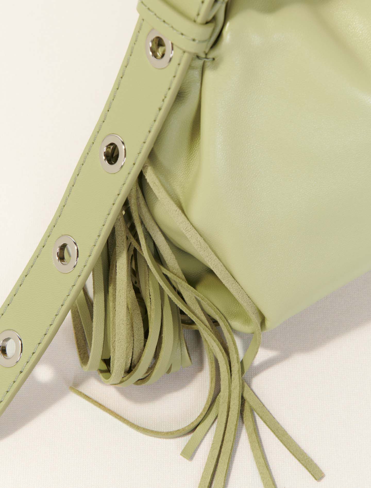 Plain leather mini Miss M bag