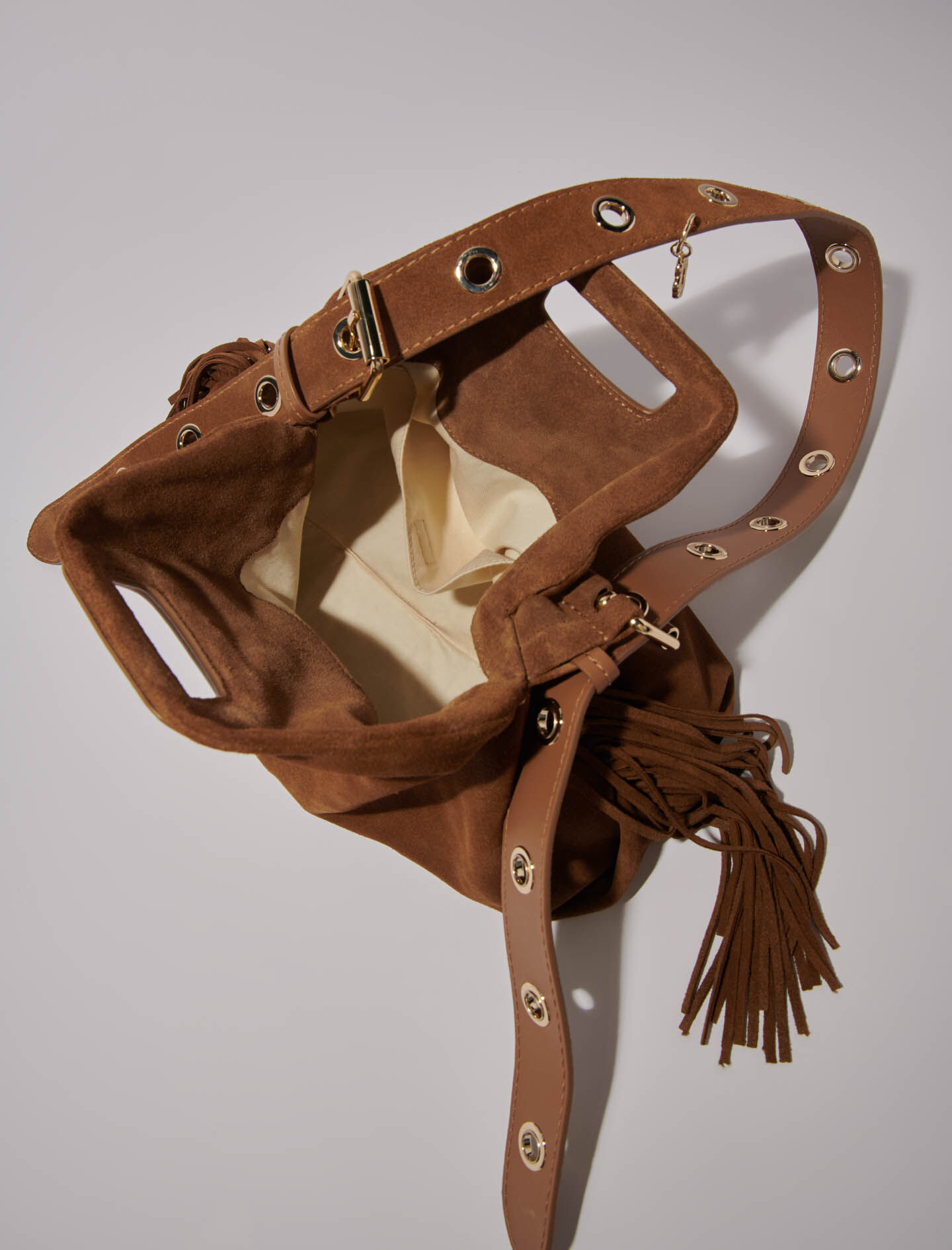 Miss M cargo bag in leather